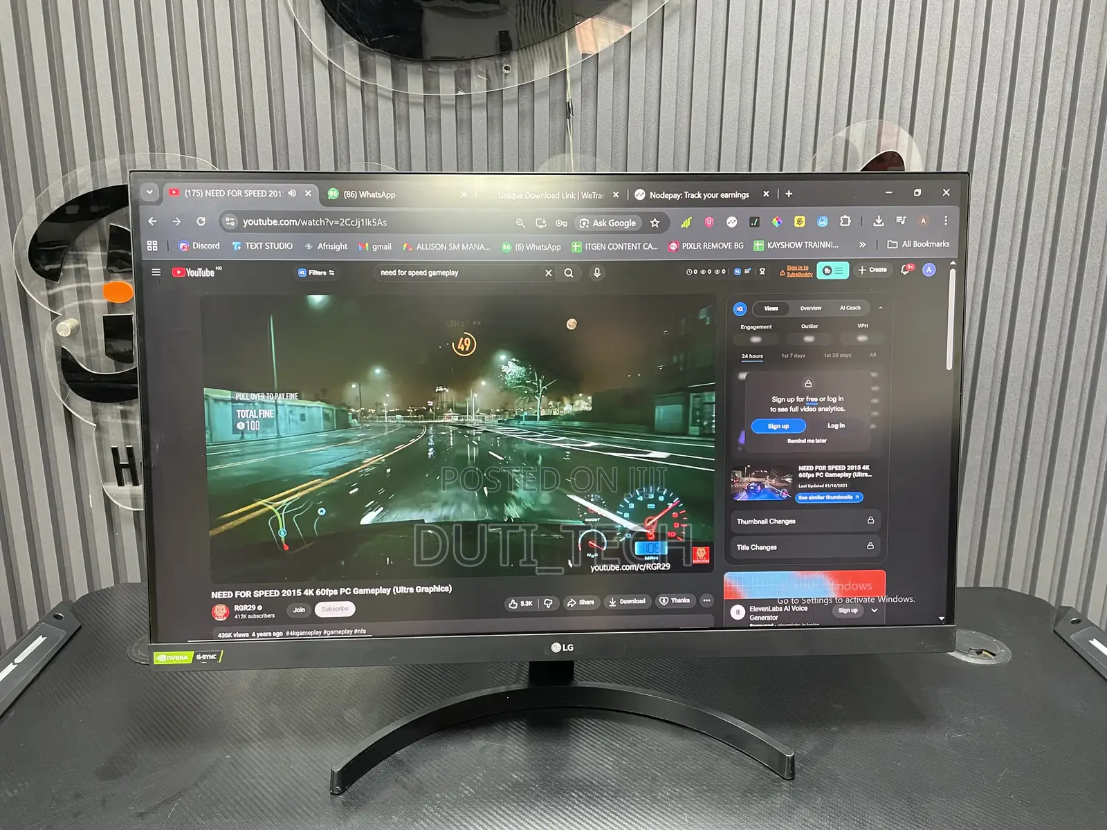 Lg 32-Inch Ultragear FHD 165hz Hdr10 Monitor With G-Sync Compatibility