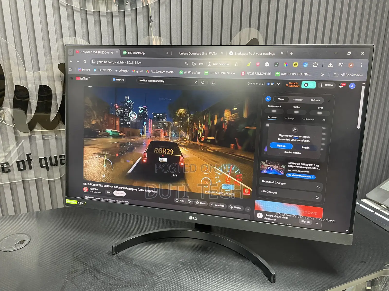 Lg 32-Inch Ultragear FHD 165hz Hdr10 Monitor With G-Sync Compatibility