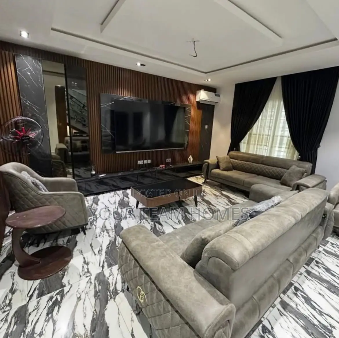 Furnished 4bdrm Duplex in Life Camp for sale