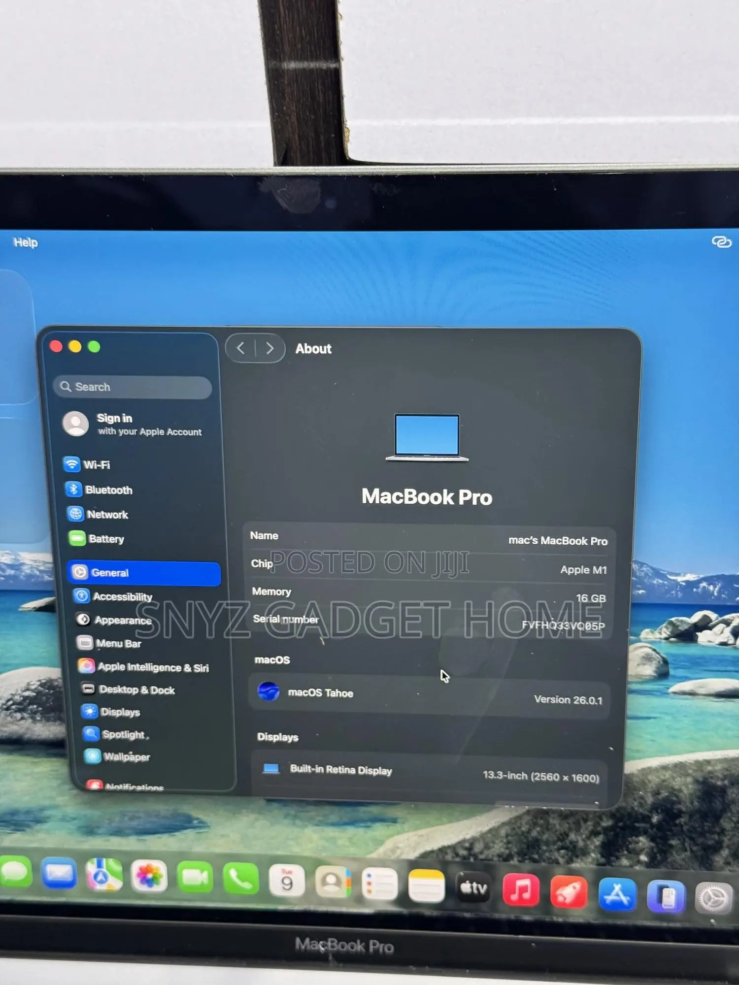 Laptop Apple MacBook Pro 2020 16GB Apple M1 SSD 500GB
