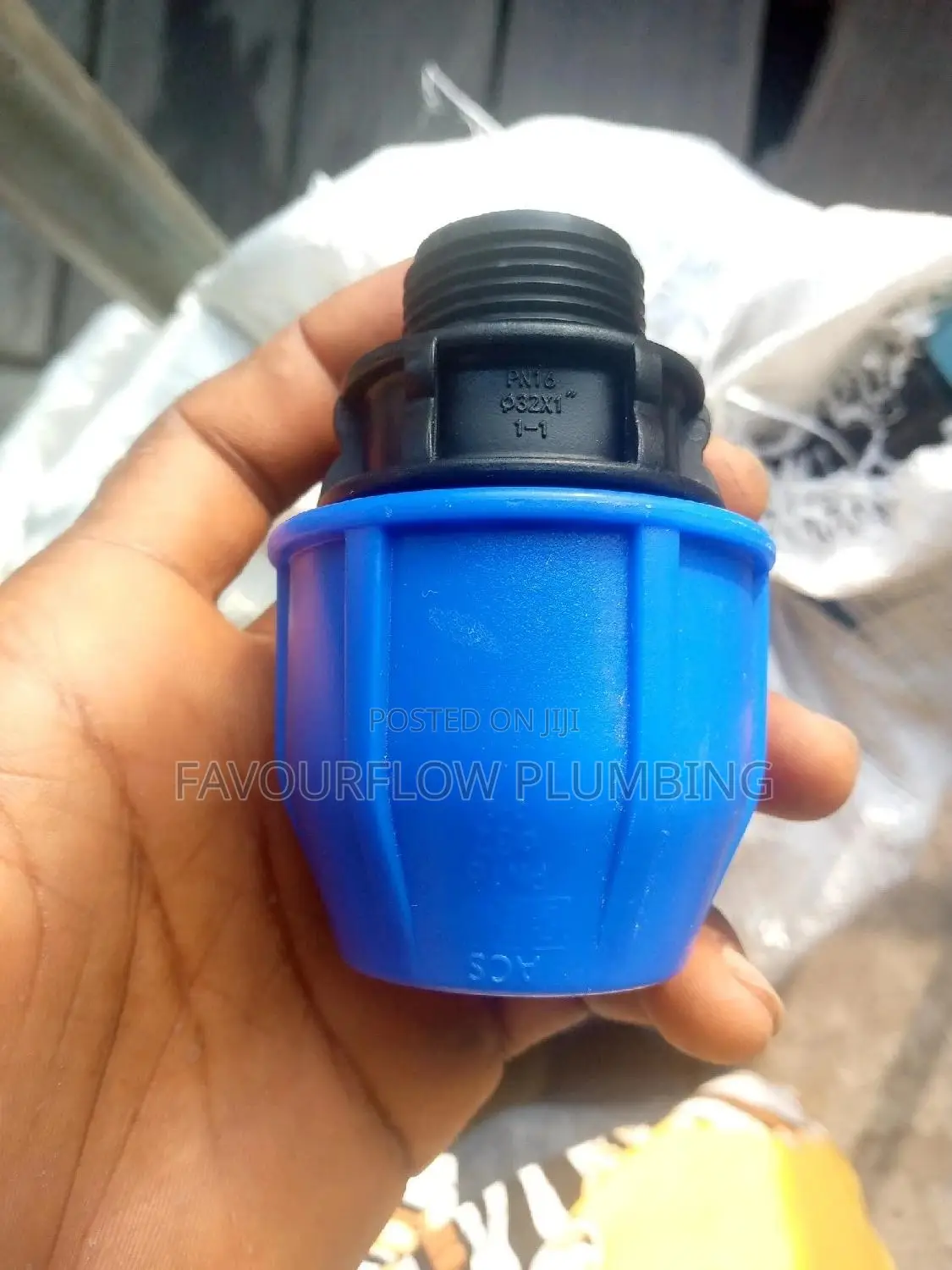 32mm Compression/ Mechanical Male Adapter