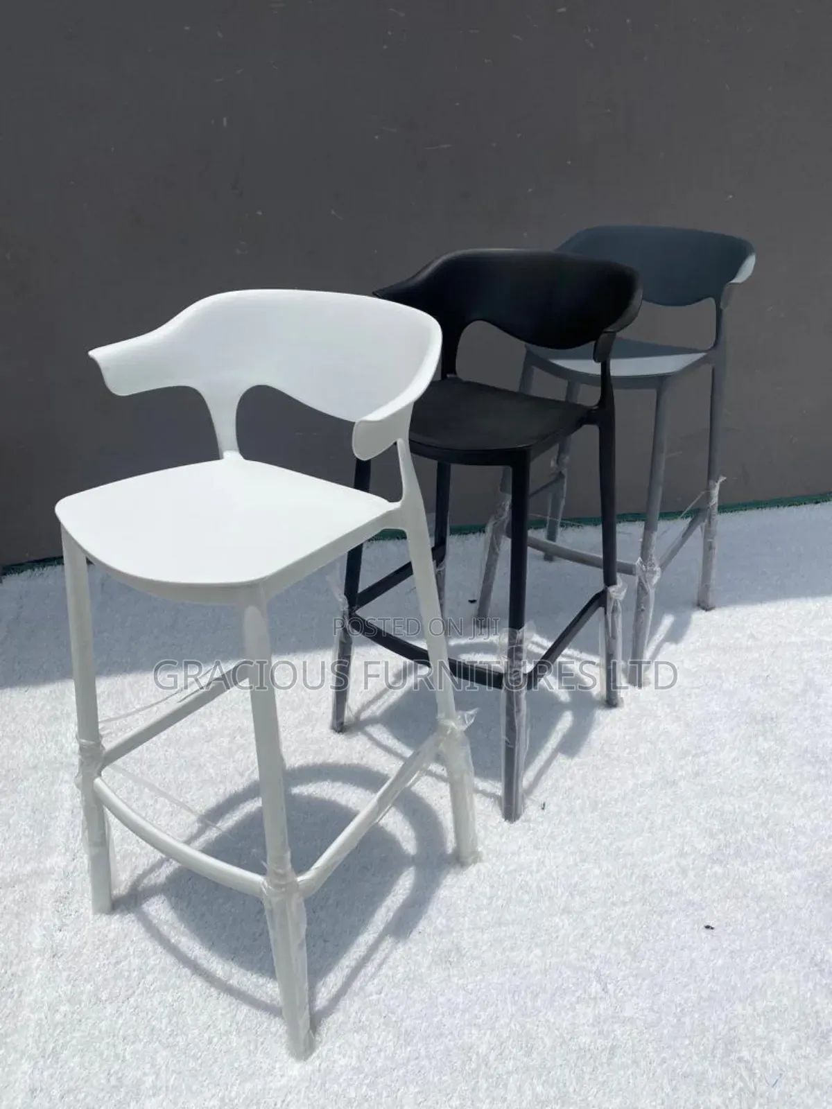 Modern Plastic Bar Stool