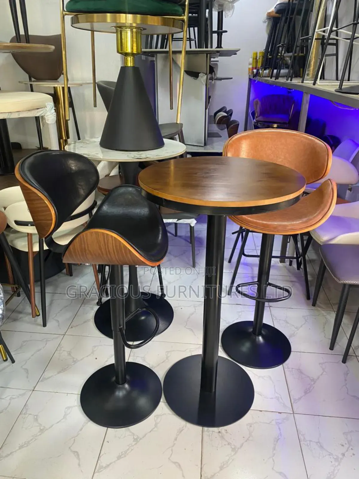 Modern Bar Height Table Set