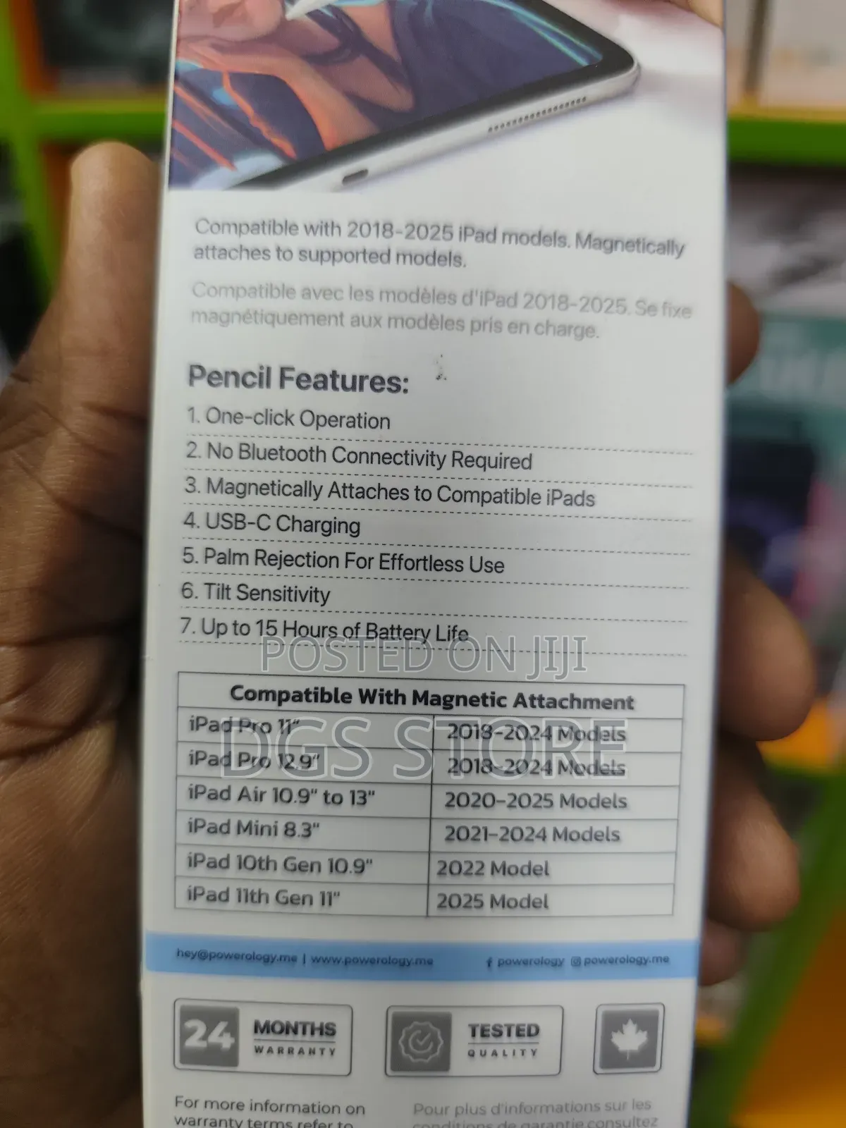 Powerolgy Digital Stylus for 2018 - 2025 iPad Model