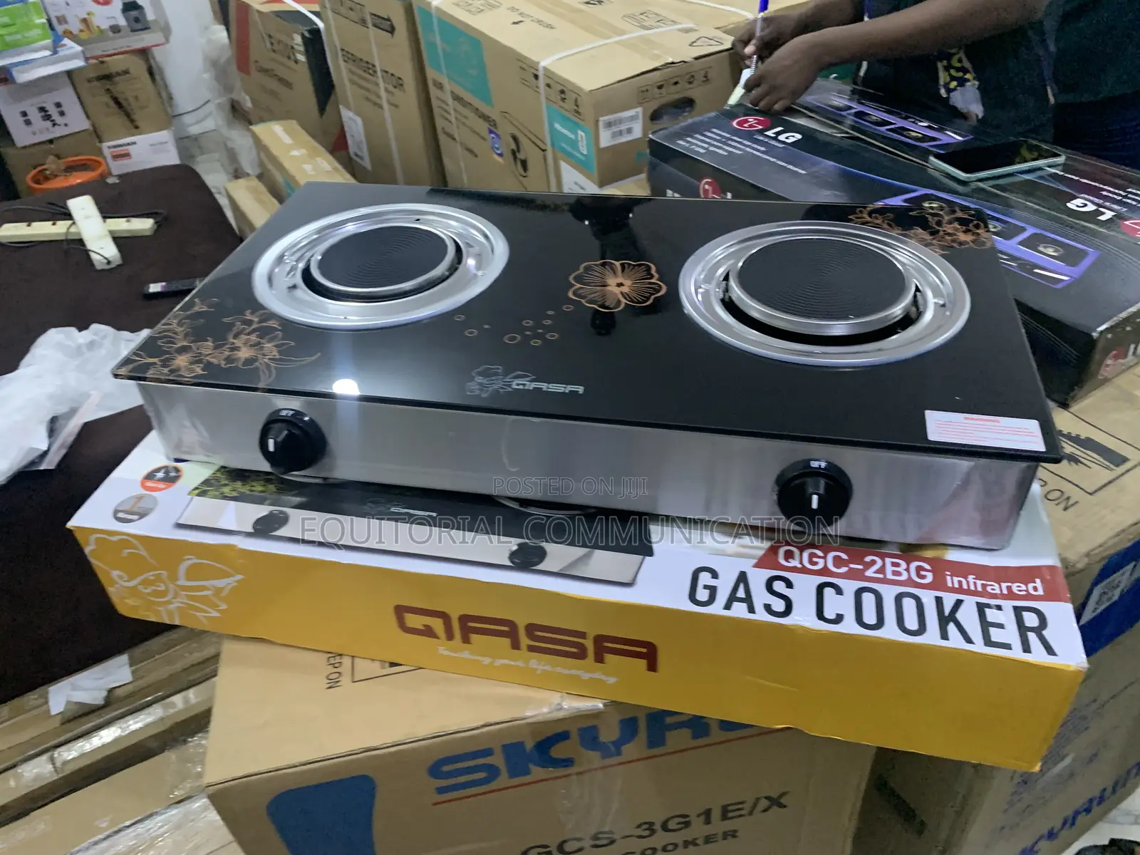 Qasa Dual Infrared Burner Gas Cooker (Qgc-2bg)