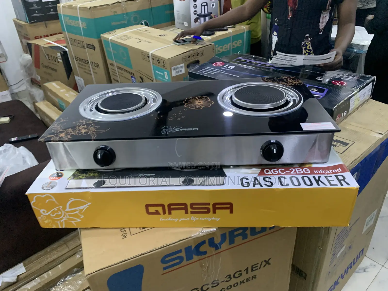 Qasa Dual Infrared Burner Gas Cooker (Qgc-2bg)