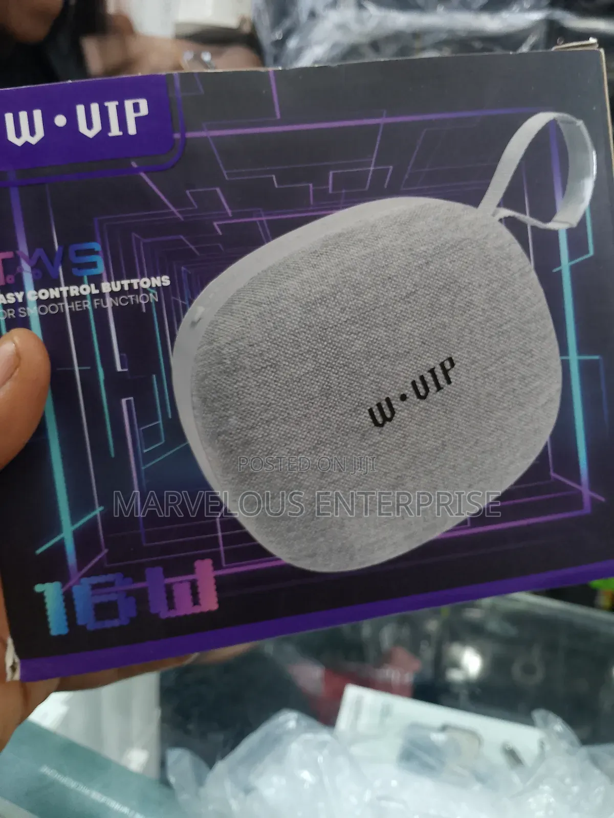 W Vip TWS Easy Control Buttons Speaker