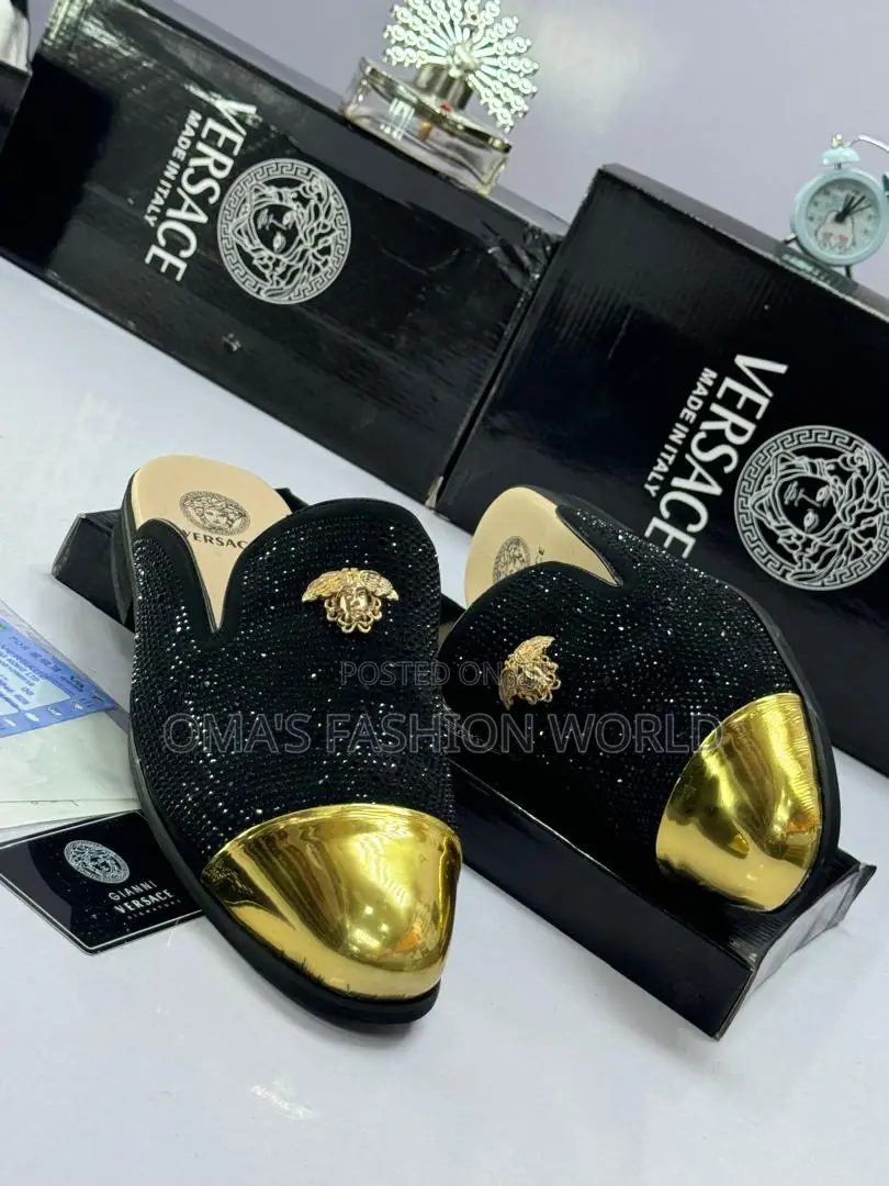 High Quality Versace Shoes Available In Store