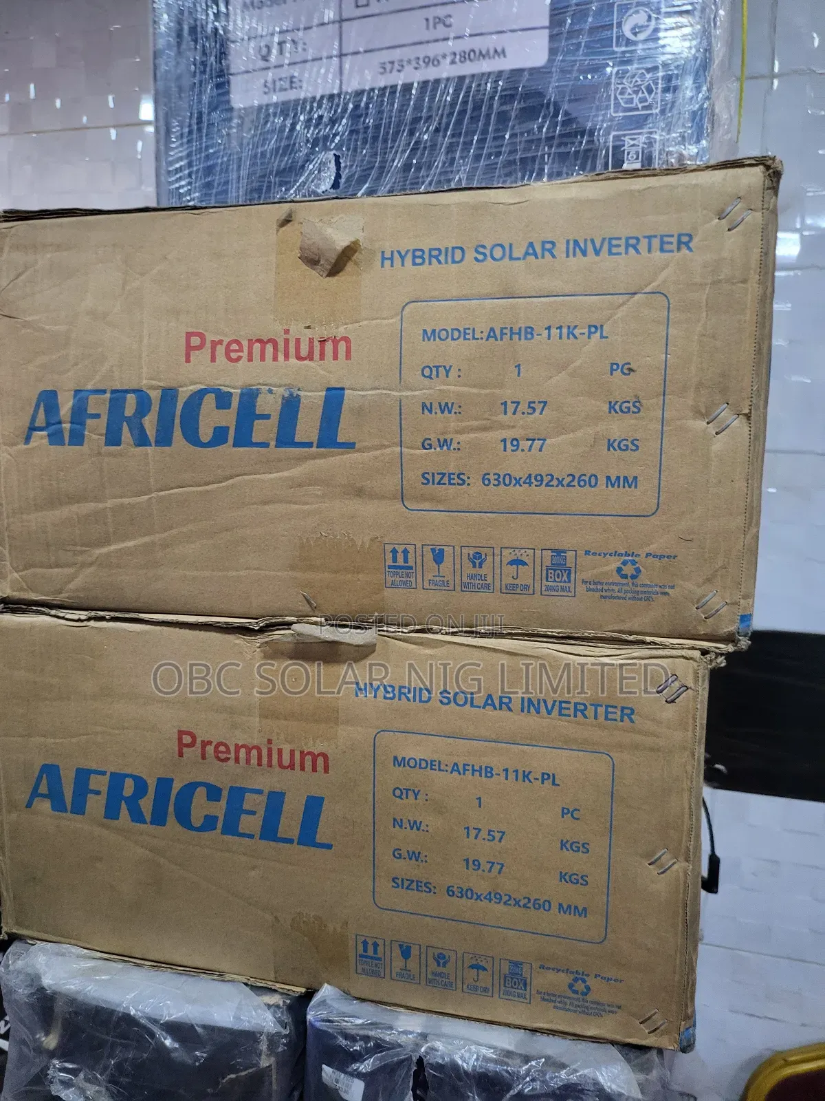 Affricell Solar Hybrid Inverter 11kva 48v