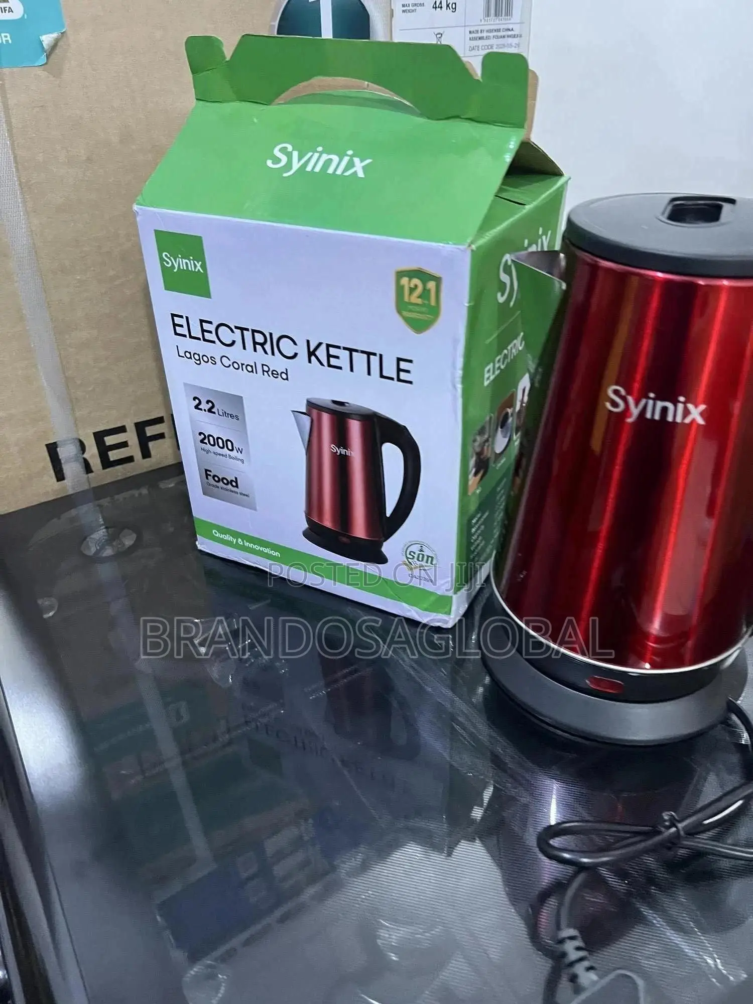 Durable Syinix Sk-2200 2.2l Family Electric Kettle