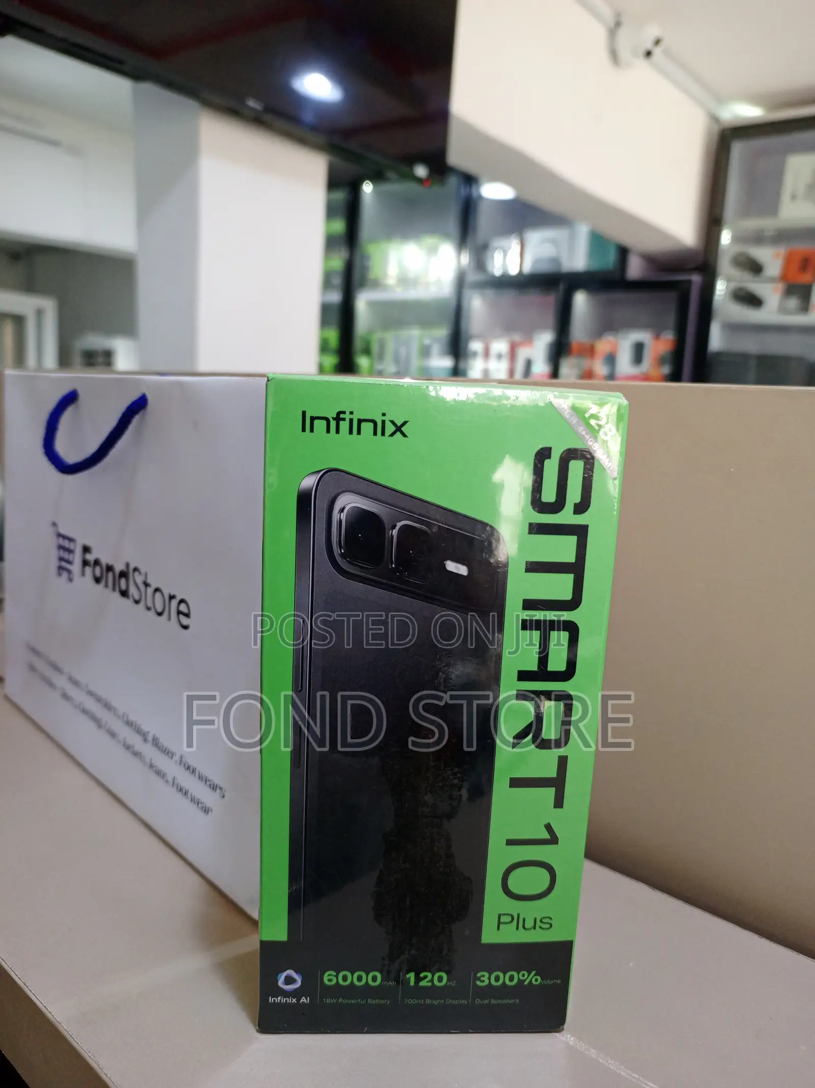 New Infinix Smart 10 Plus 128 GB Blue
