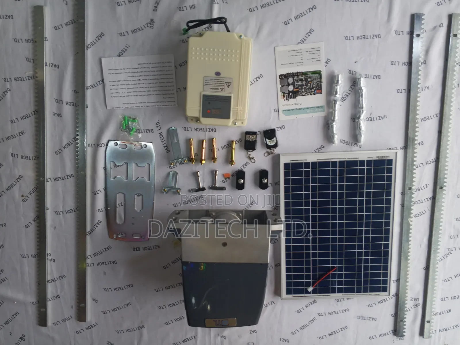DTL 1500kg Dc Sliding Gate Machine With Battery and Solar Panel