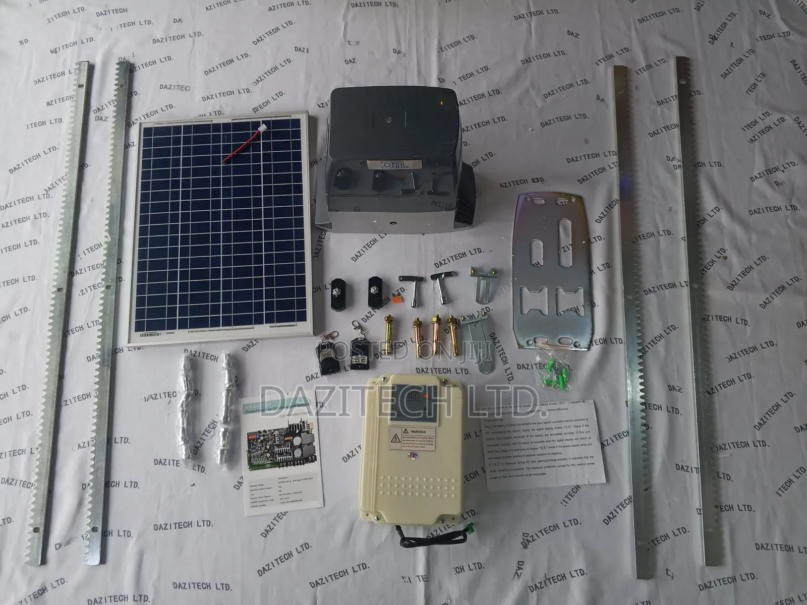DTL 1500kg Dc Sliding Gate Machine With Battery and Solar Panel