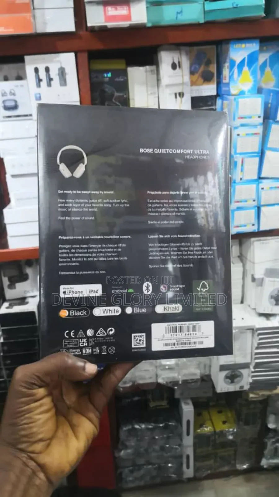 Bose Quietcomfort A12 Wireless Headphones – Soft Cushions Stereo Sound