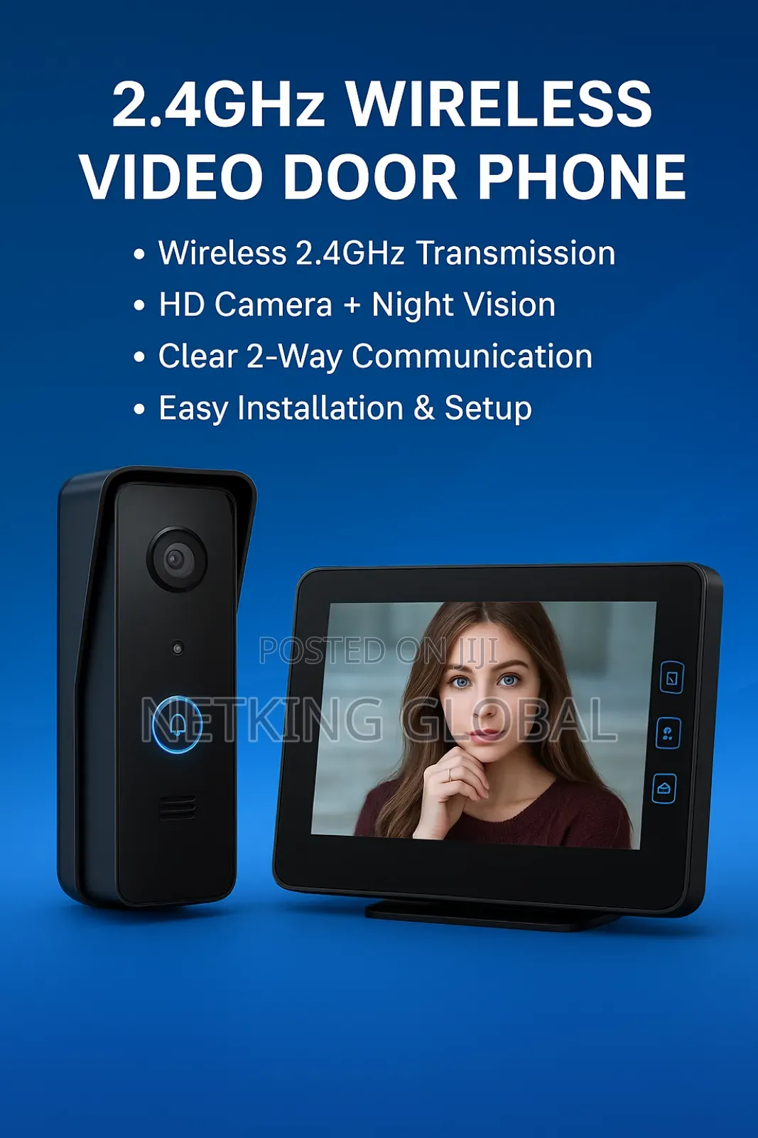 2.4ghz Wireless Video Door Phone