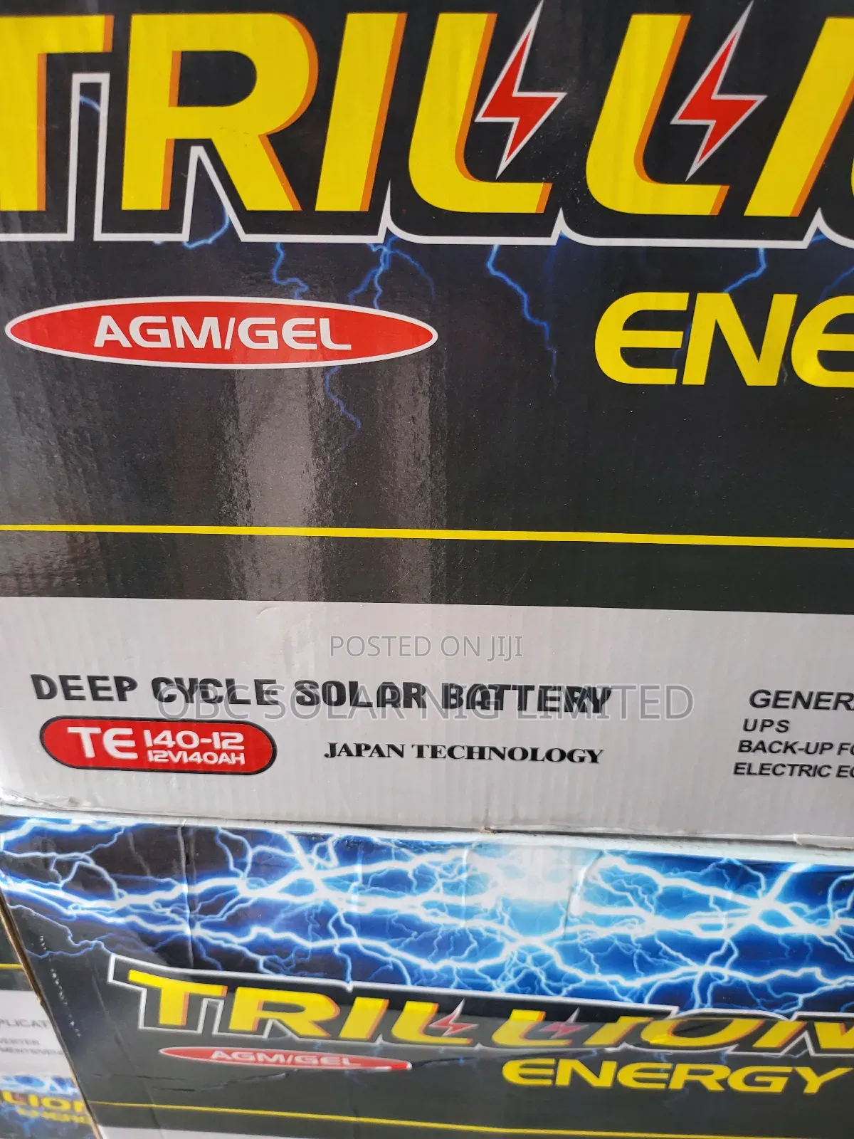Trillion Drycell Battery 40ah