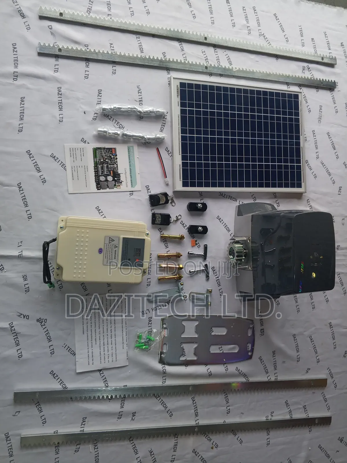 DTL 2000kg Dc Sliding Gate Machine + Battery and Solar Panel