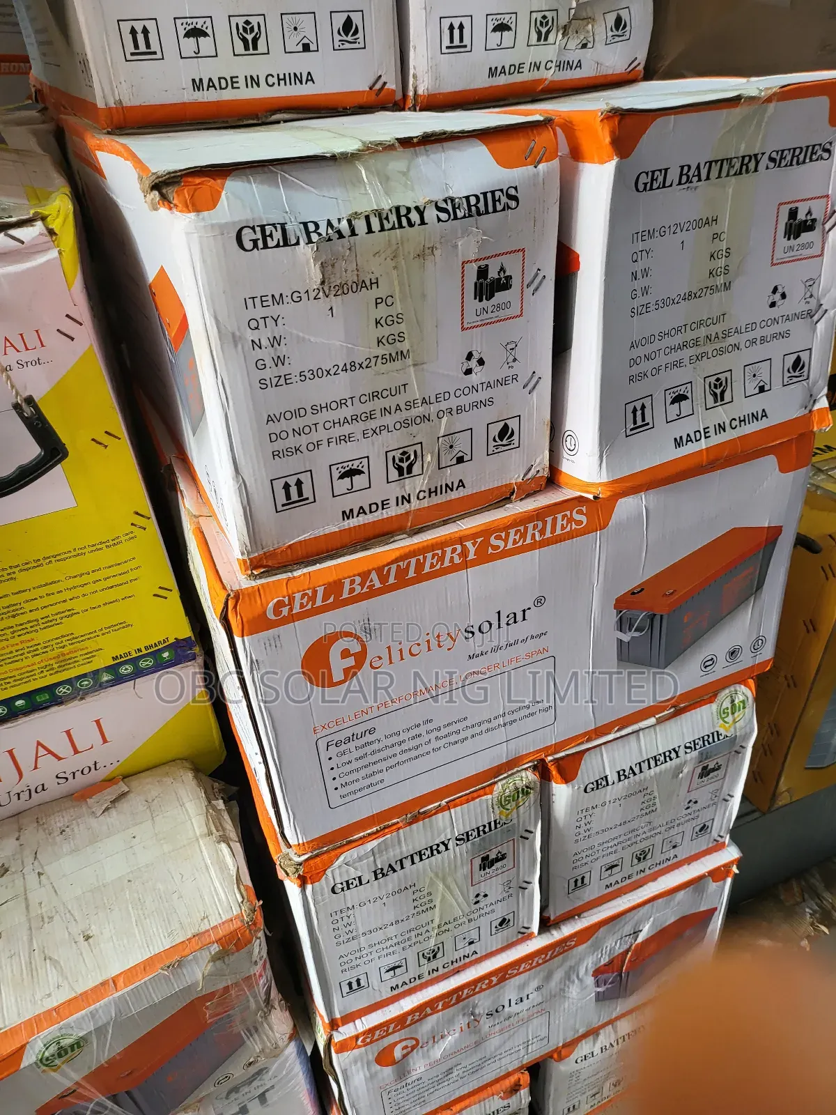 Felicity Gel Battery 200ah 12v
