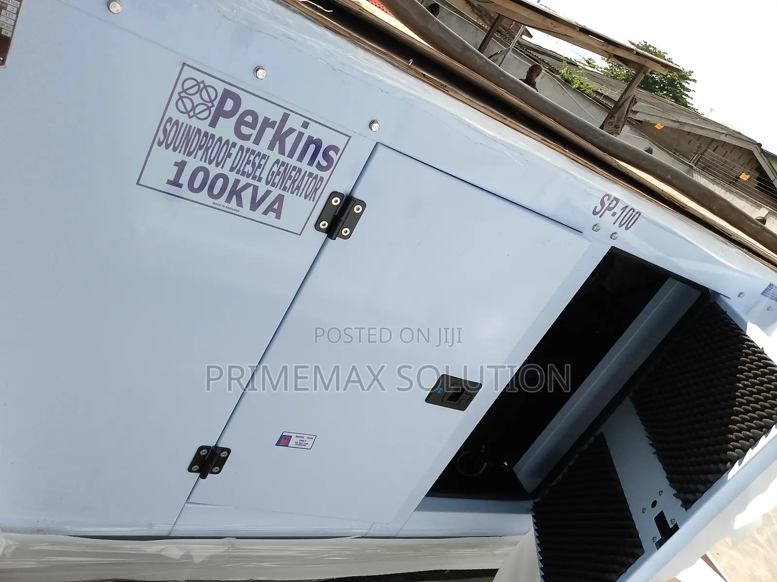 100kva Perkins Silent Generator With Stamford Pi144 Alternator