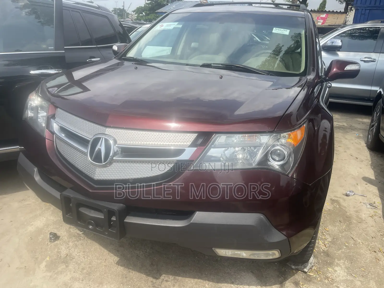 Acura MDX Technology Package AWD (3.7L 6cyl 5A) 2009 Red