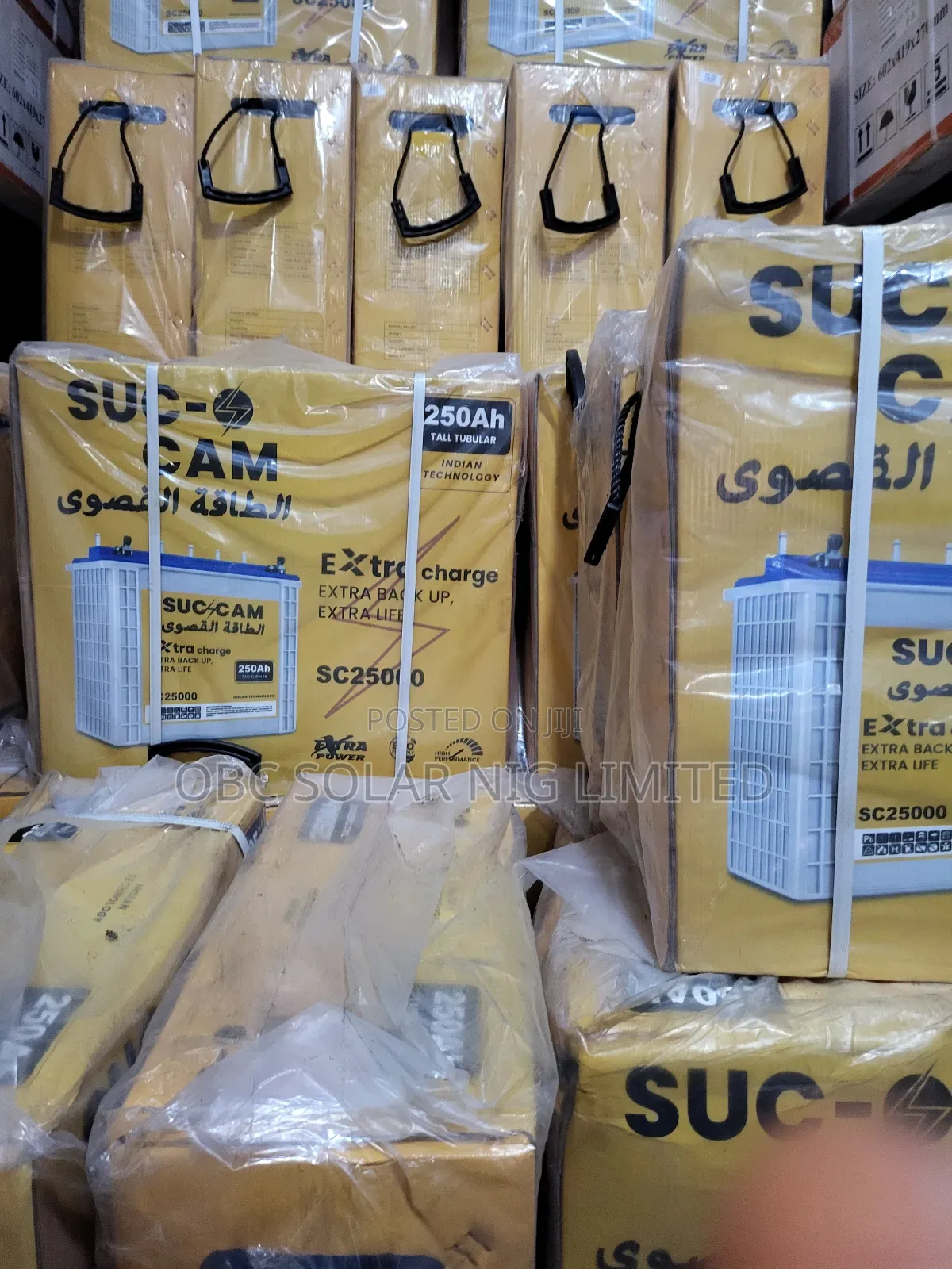 Suc-Cam Tubular Battery 250ah 12v