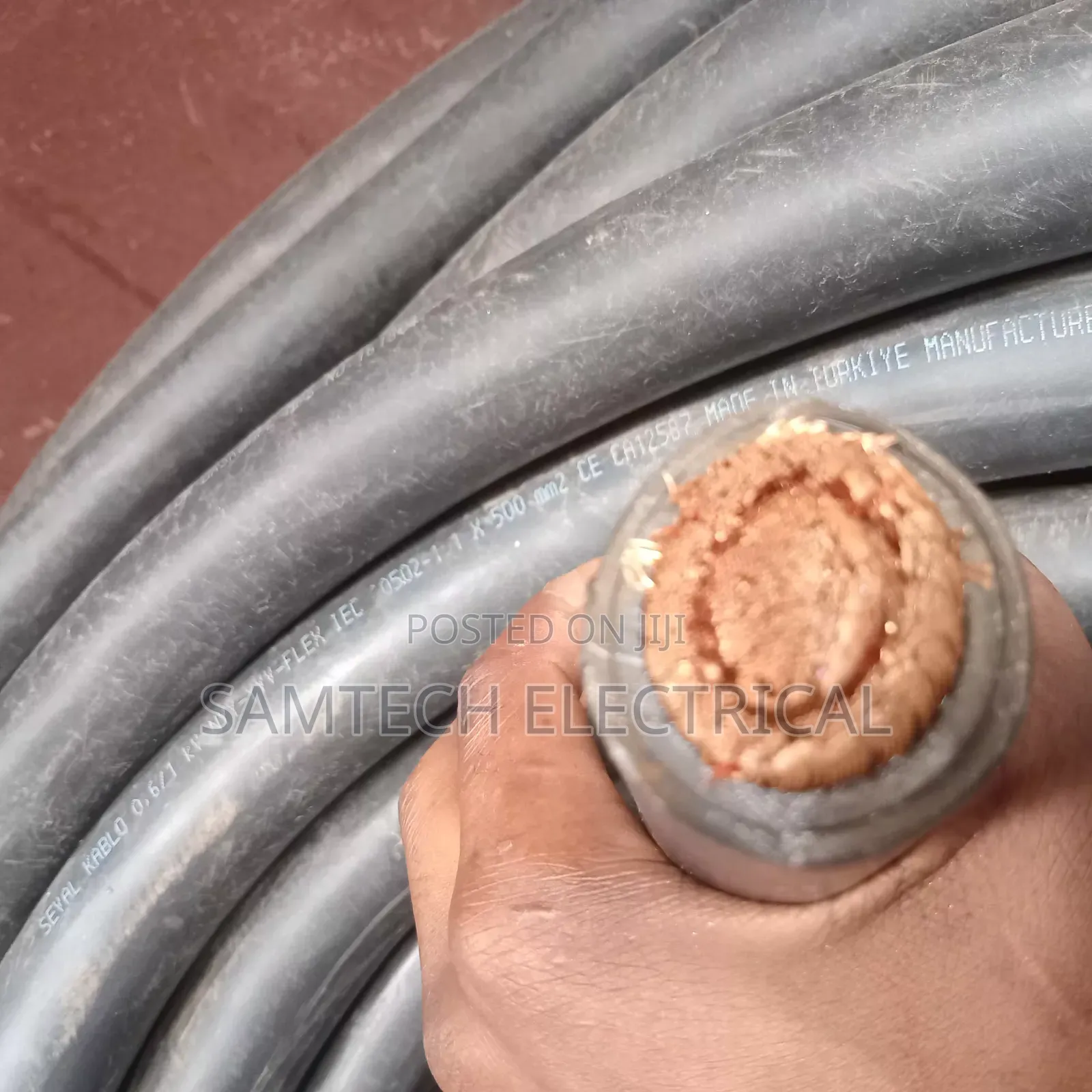 1x500mm2 Flexible Cable PVC/PVC Seval Kablo