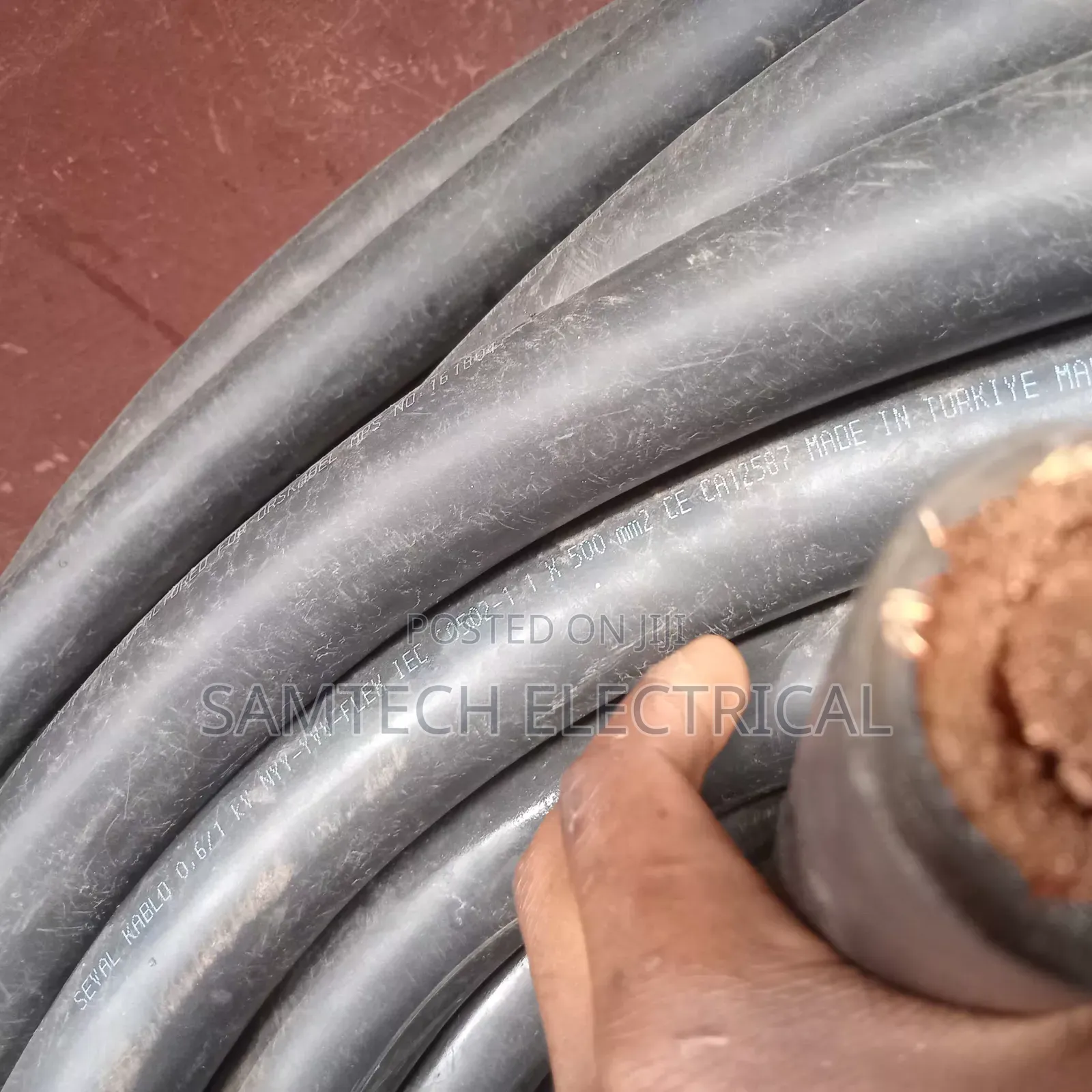 1x500mm2 Flexible Cable PVC/PVC Seval Kablo