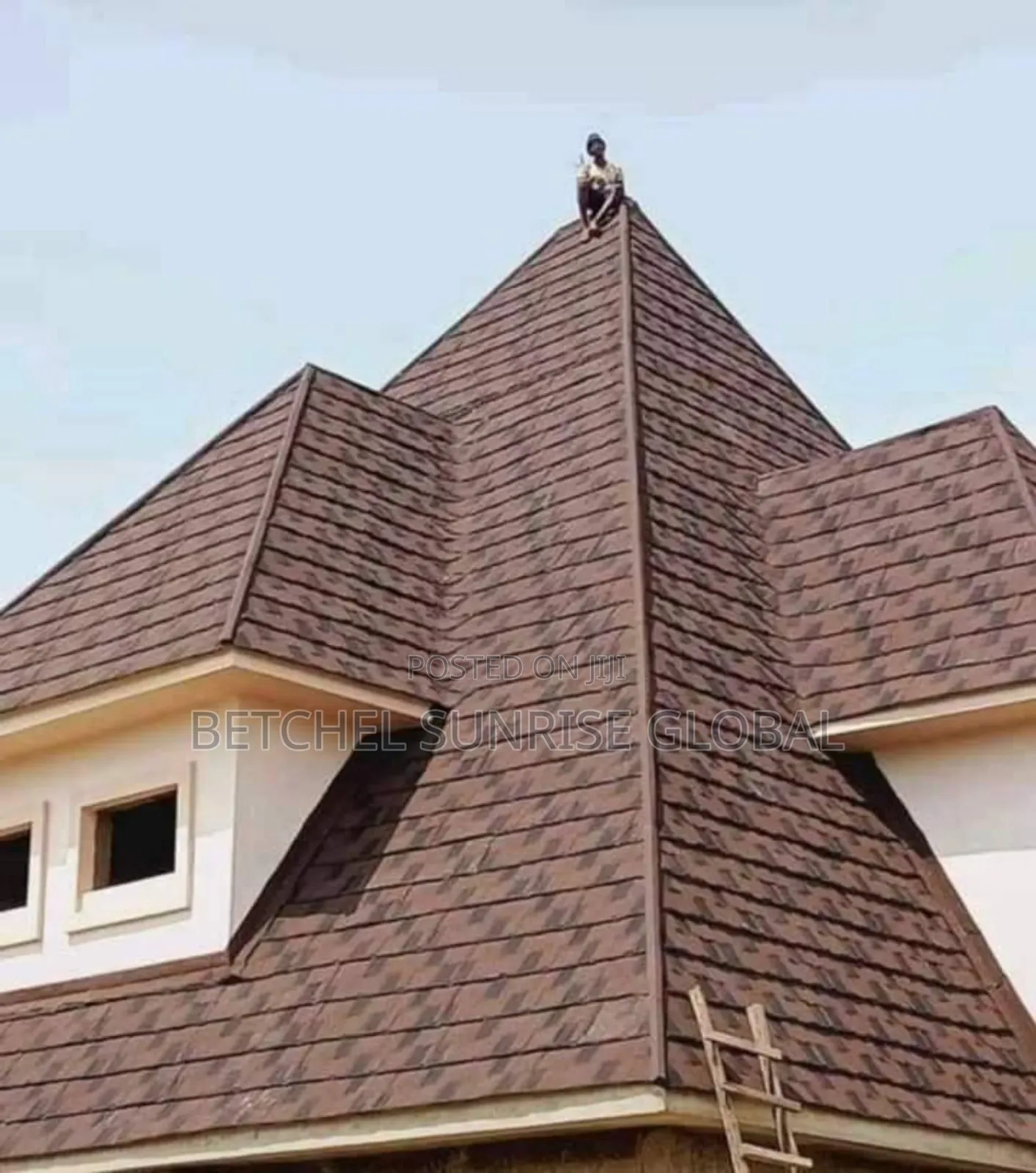 Shingles Coffee And Black Color