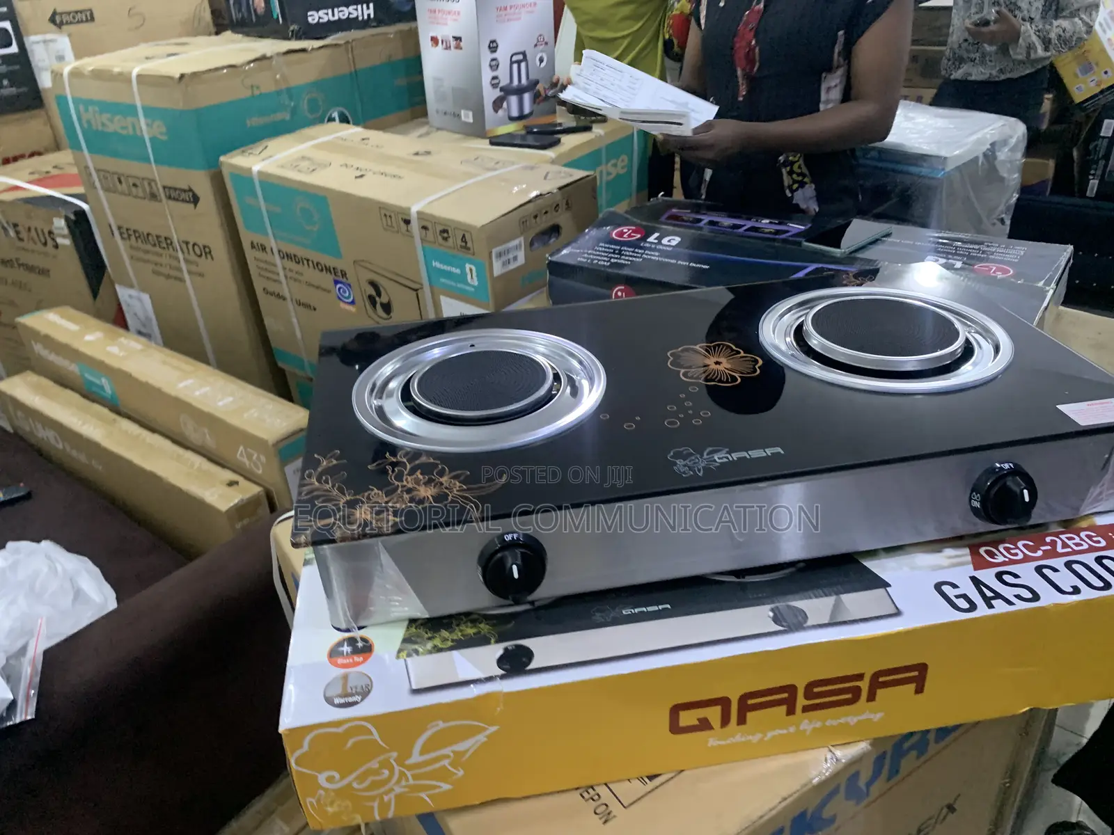 Qasa QGC-2bg Ultra-Efficient Infrared Cooking Stove