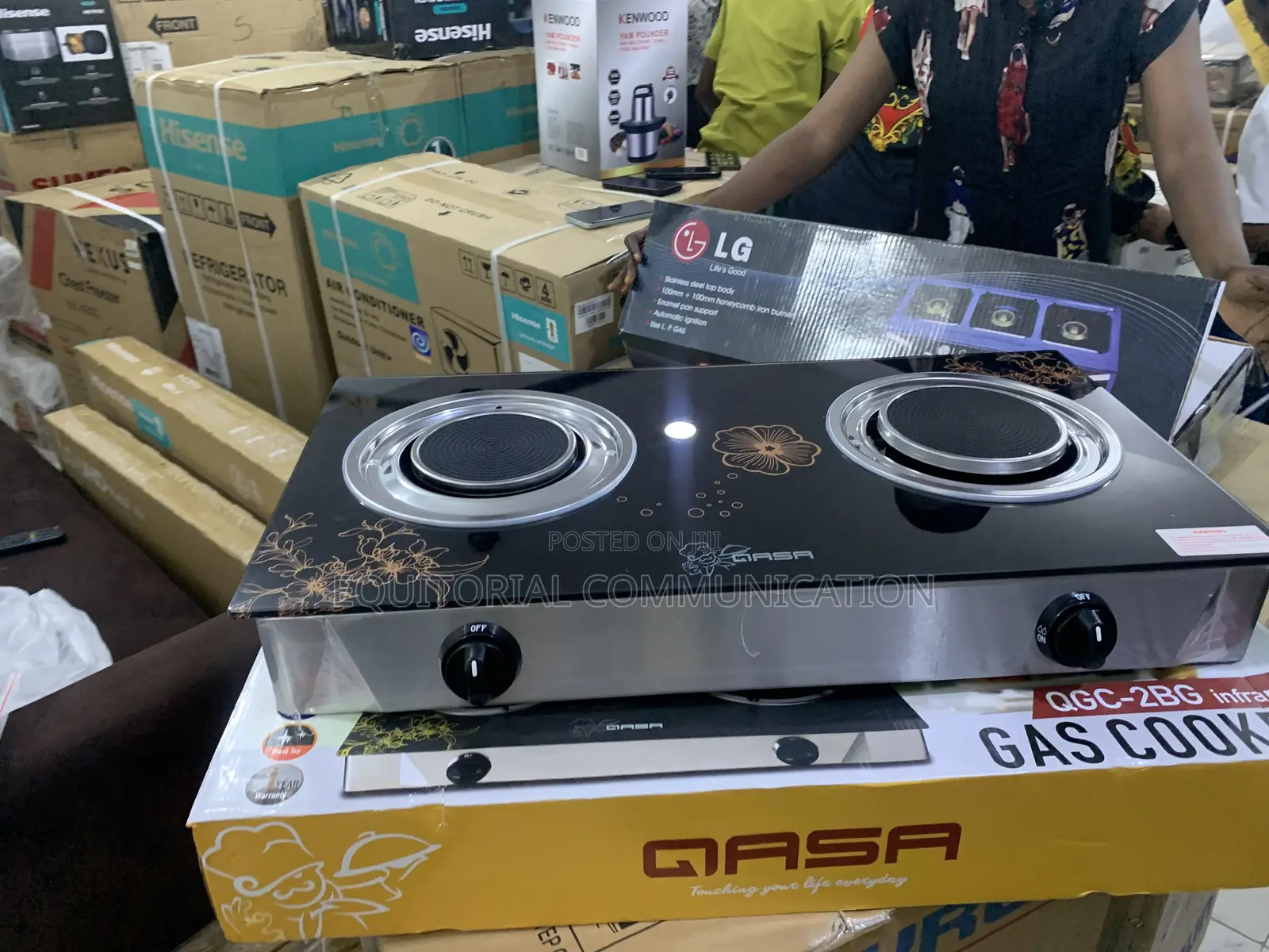 Qasa QGC-2bg Low-Gas Consumption Infrared Cooker
