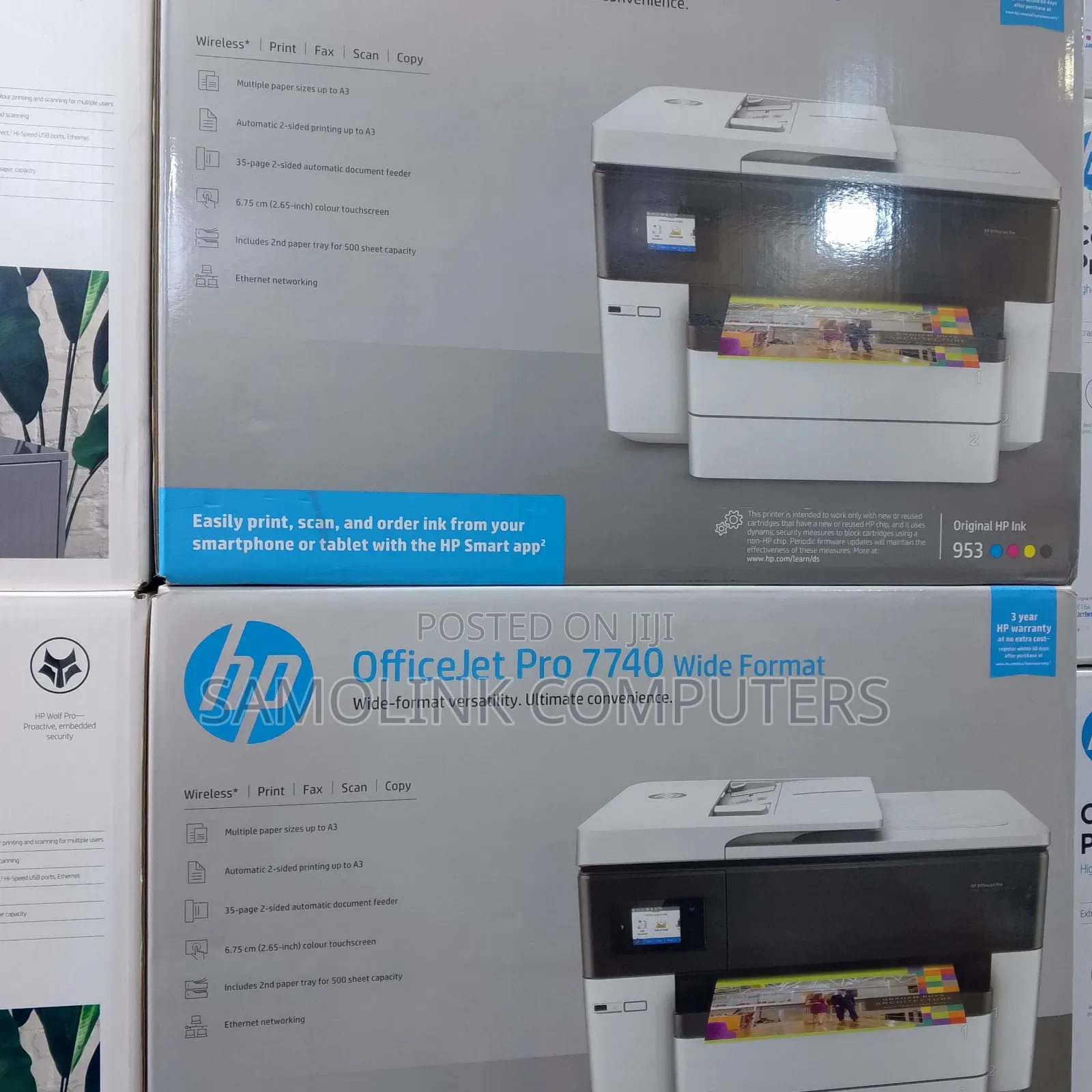 Hp Office Jet 7740 Wide Format All in One Colour Printer
