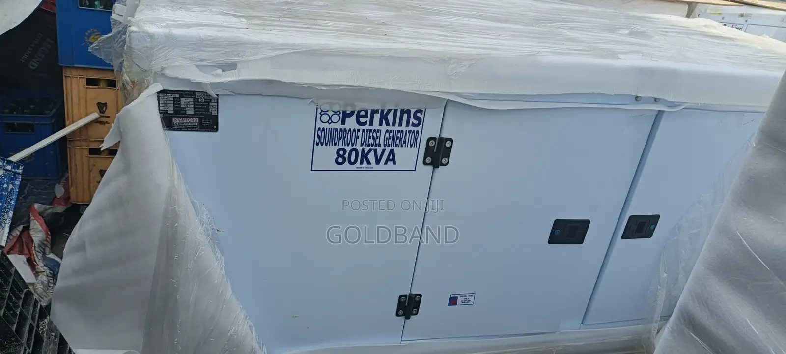 80kva Perkins Genset – Ultra-Low Noise Operation