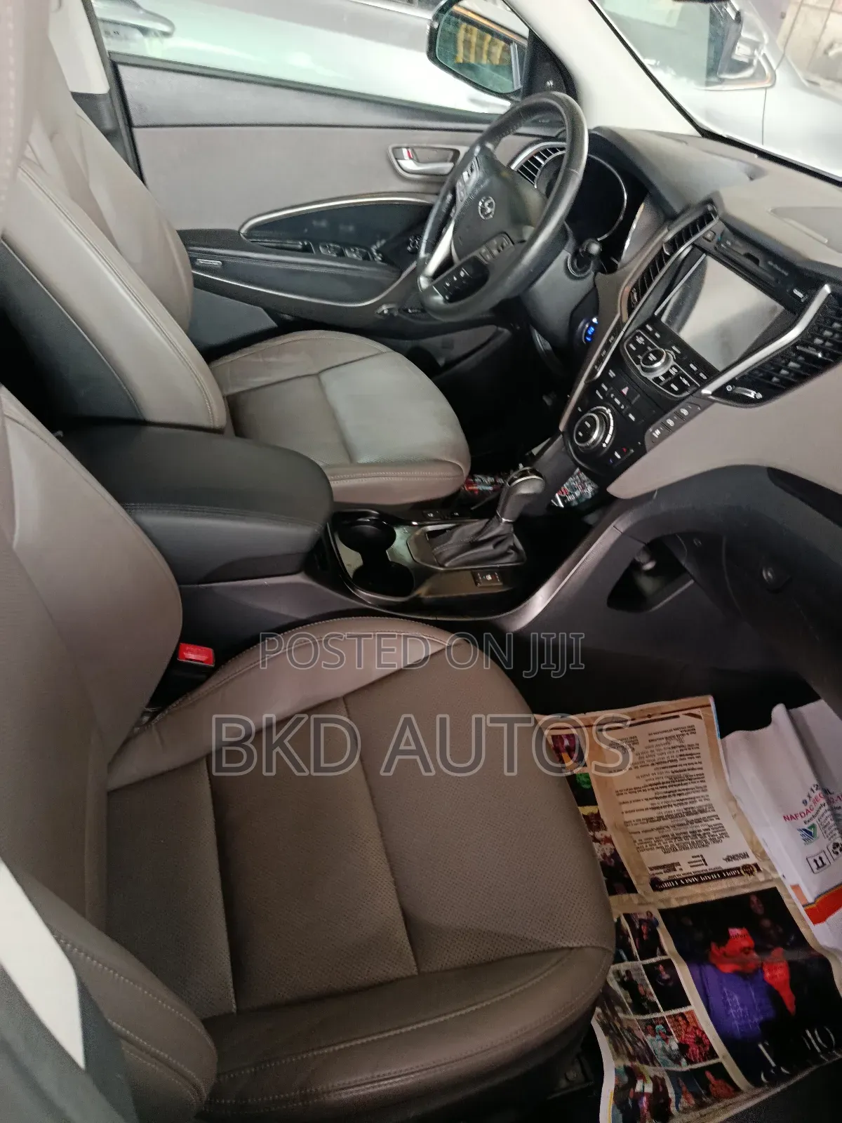 Hyundai Santa Fe Limited 4dr SUV AWD (3.3L 6cyl 6A) 2015 White