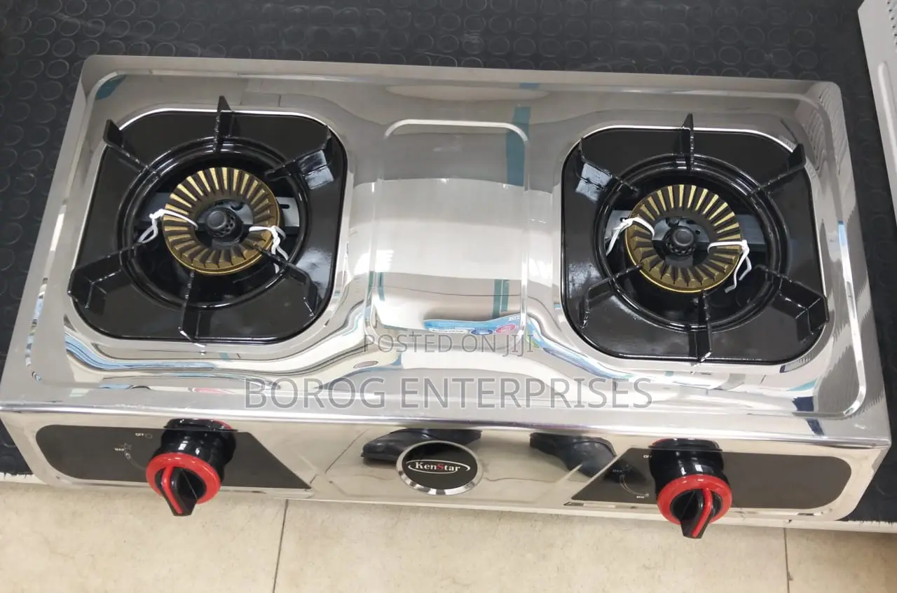 Kenstar 2 Burner Stainless Steel Gas Cooker-Ks-Ttc205ssi