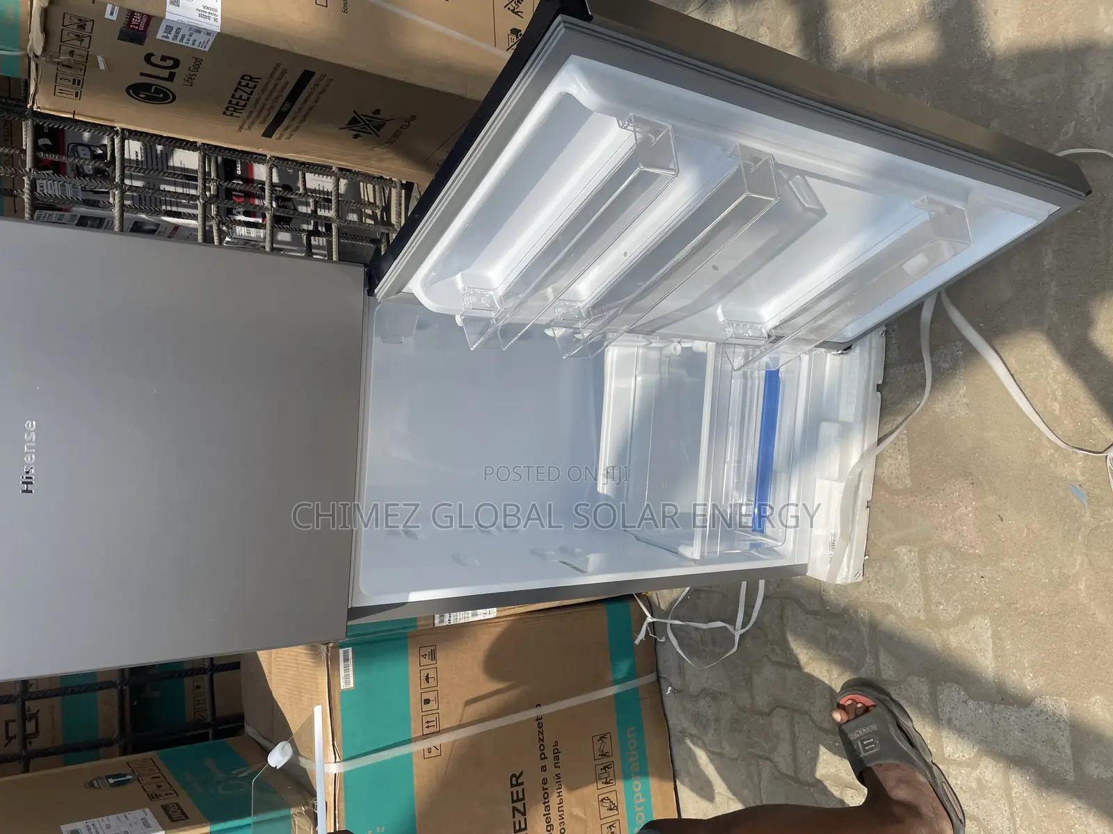 Hisense Double Door Standing Inverter Freezer