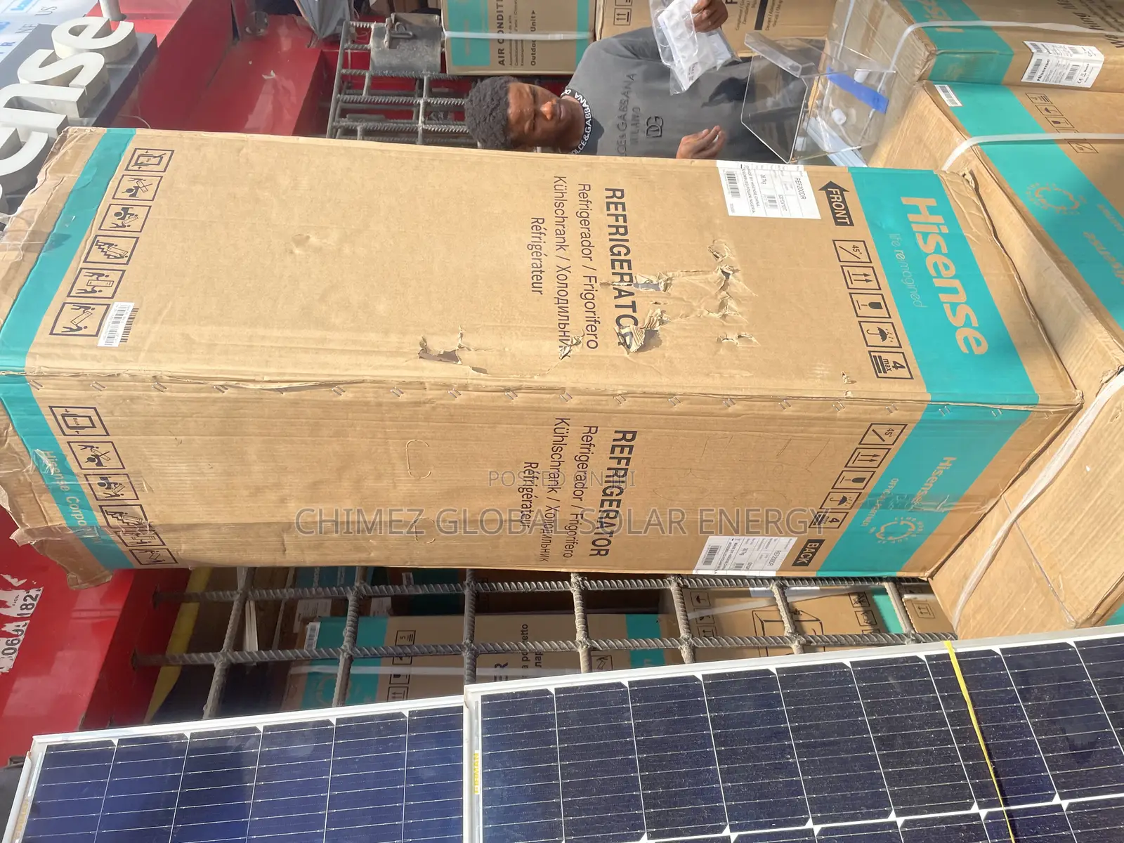 Hisense Double Door Standing Inverter Freezer