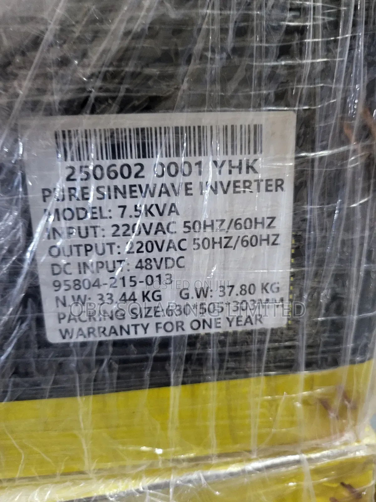 Yohako Solar Inverter 7.5kva 48v