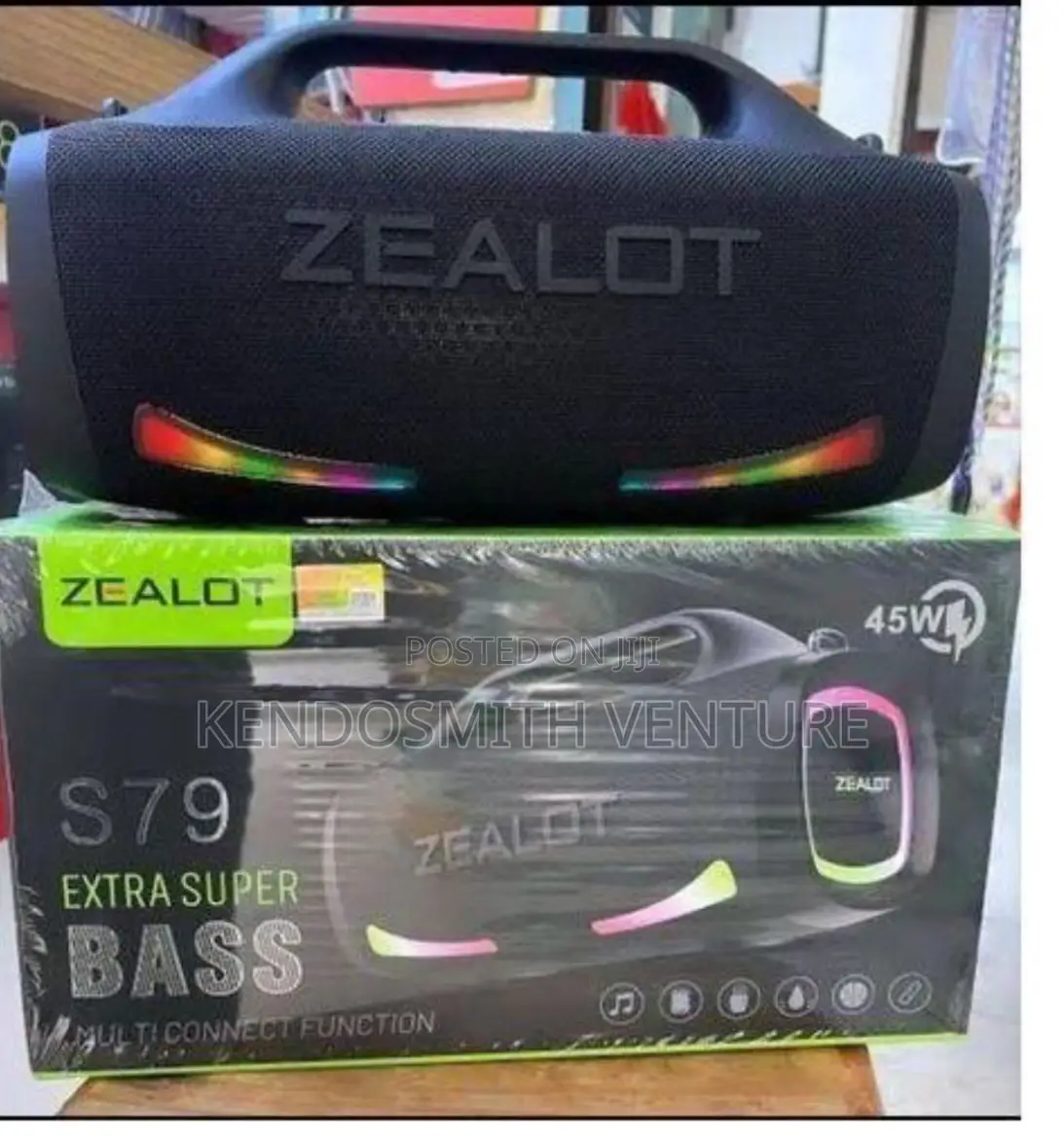 Zealot S79 Bluetooth Speaker – 100w Super Bass |24,000mah | Waterproof