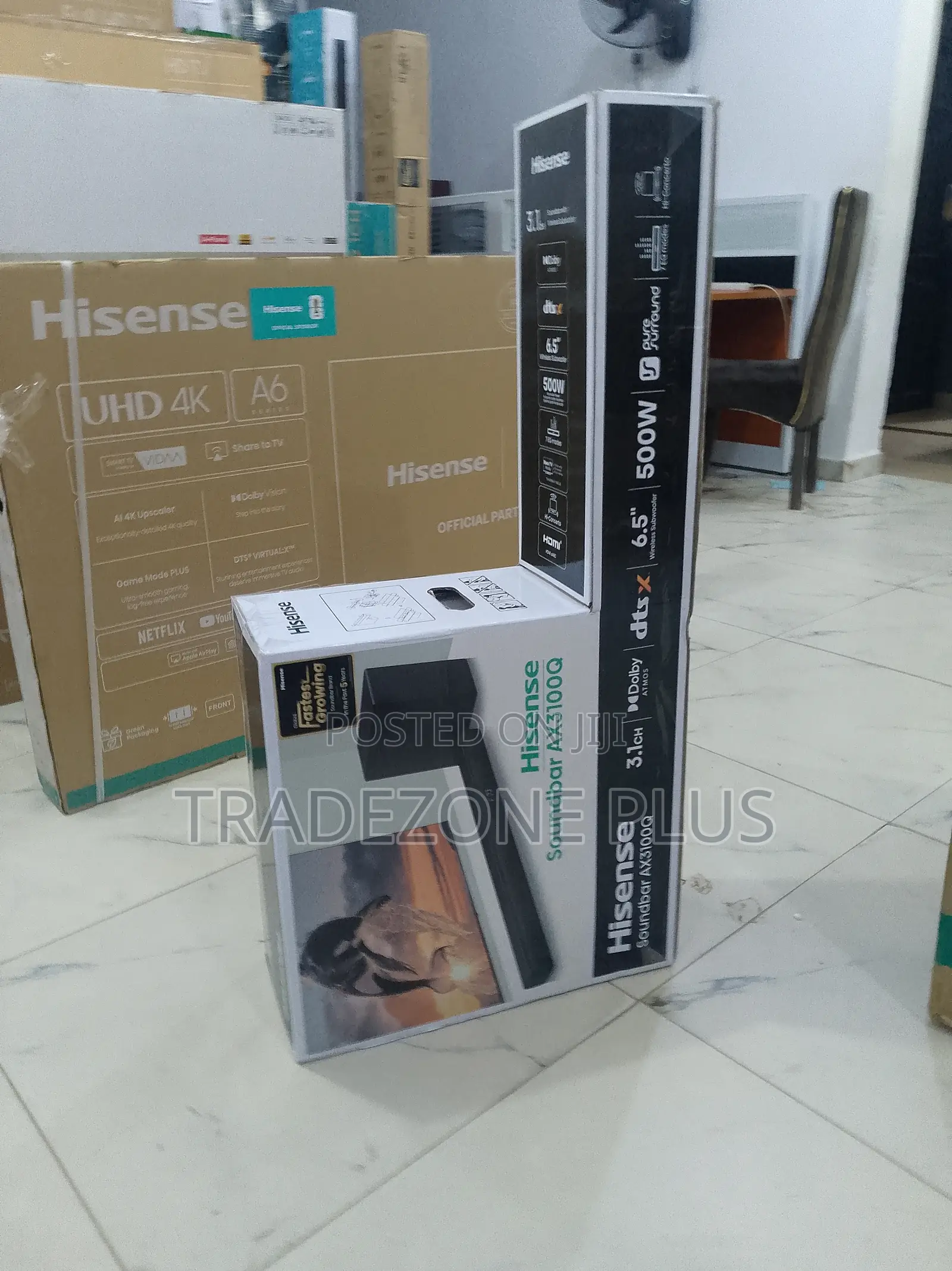 Hisense 500w Tv Soundbar With Good Surround Effect