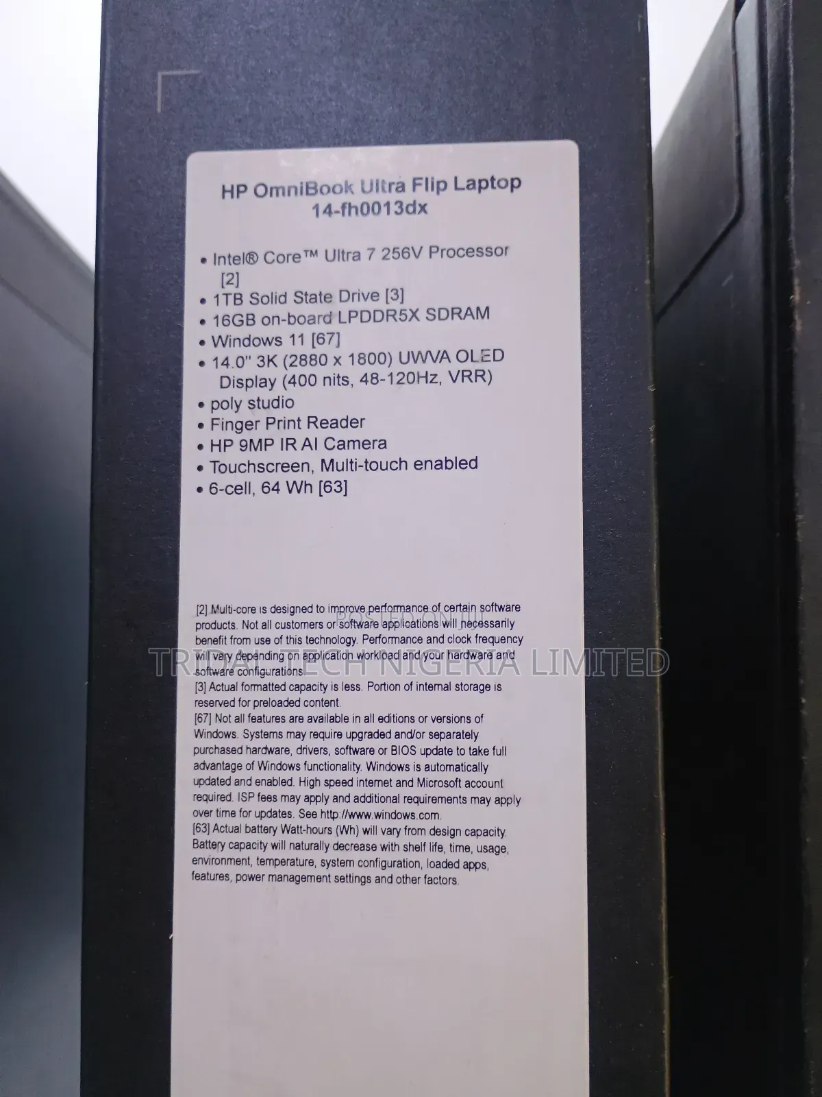 New HP OmniBook X Laptop 14-fe0097nr 16GB Intel Core Ultra 7 SSD 1T