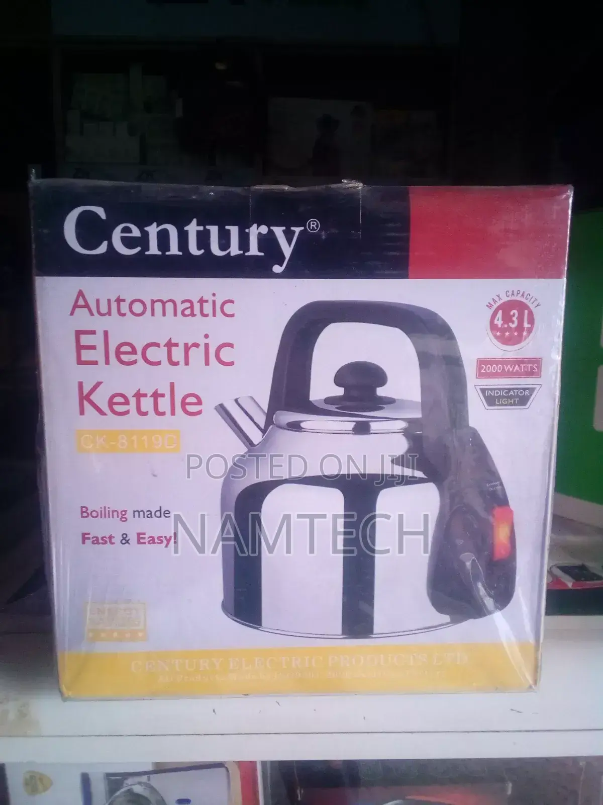 Century Automatic Electric Kettle Ck-8119e