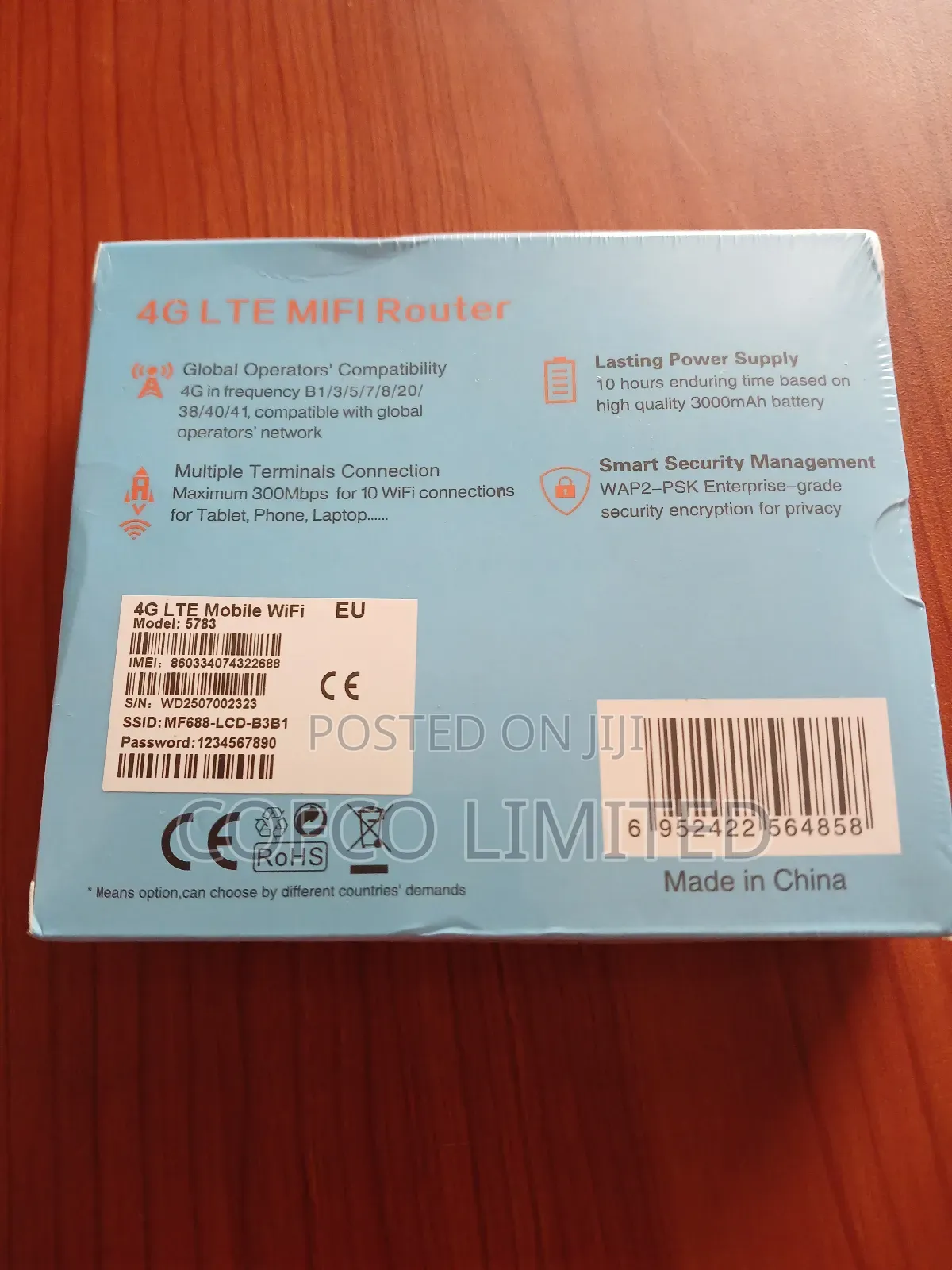 4g Lte Mobile Wi-fi Router