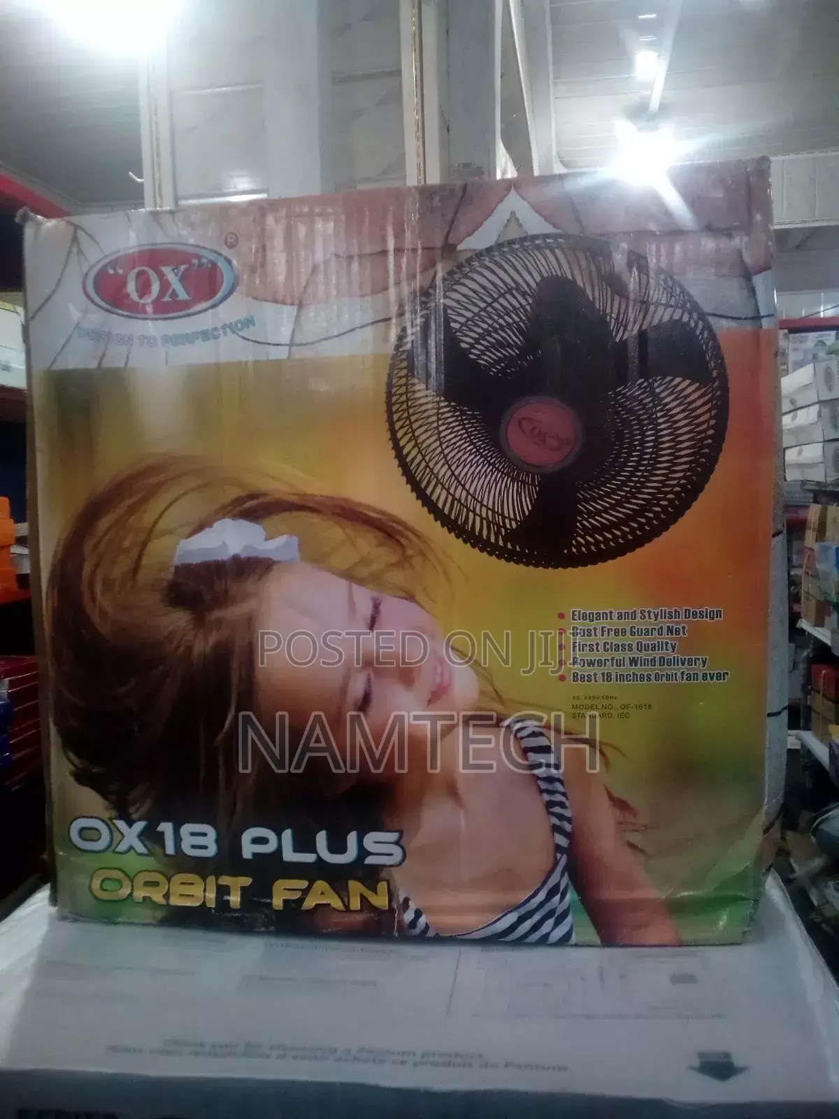Ox18 Plus Orbit Fan