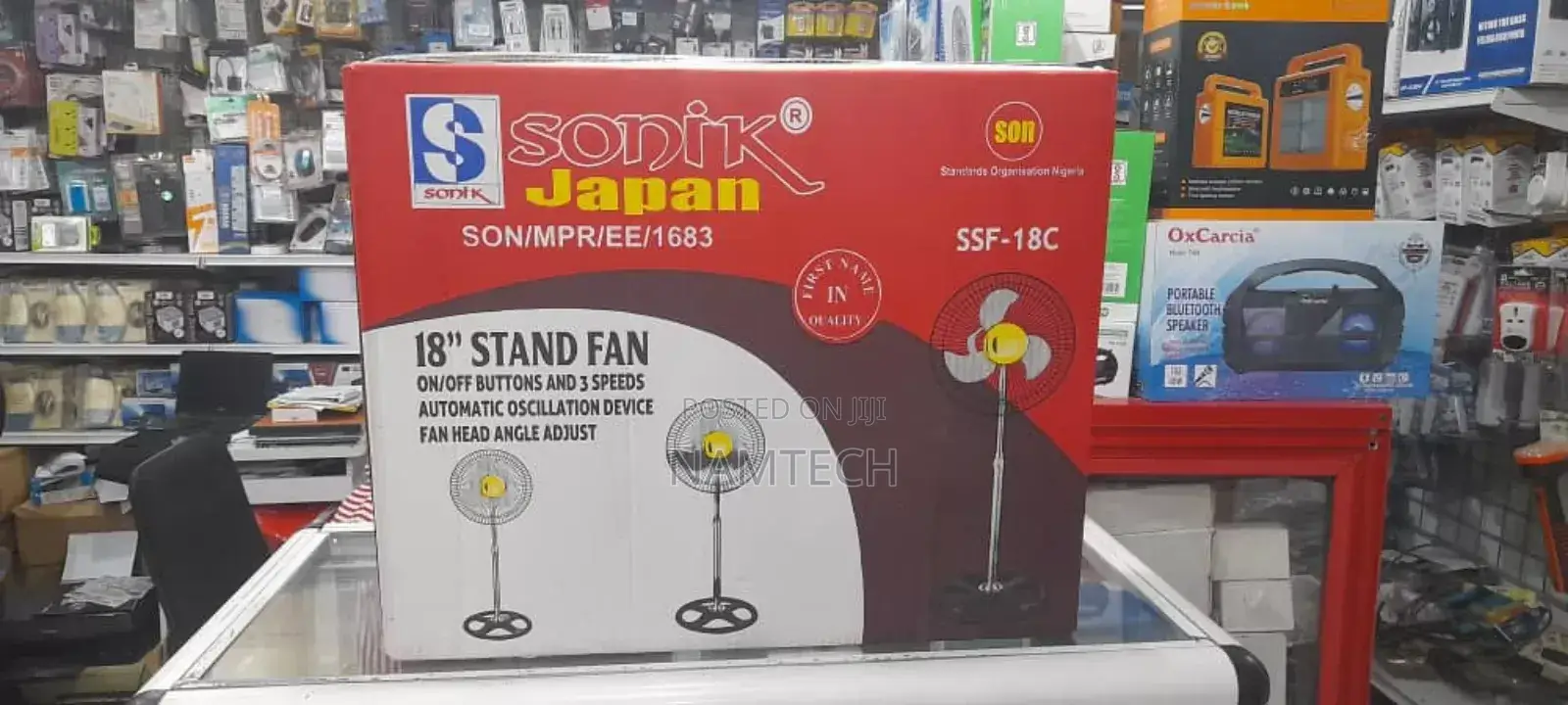Sonik 18" Standing Fan SSF-18c