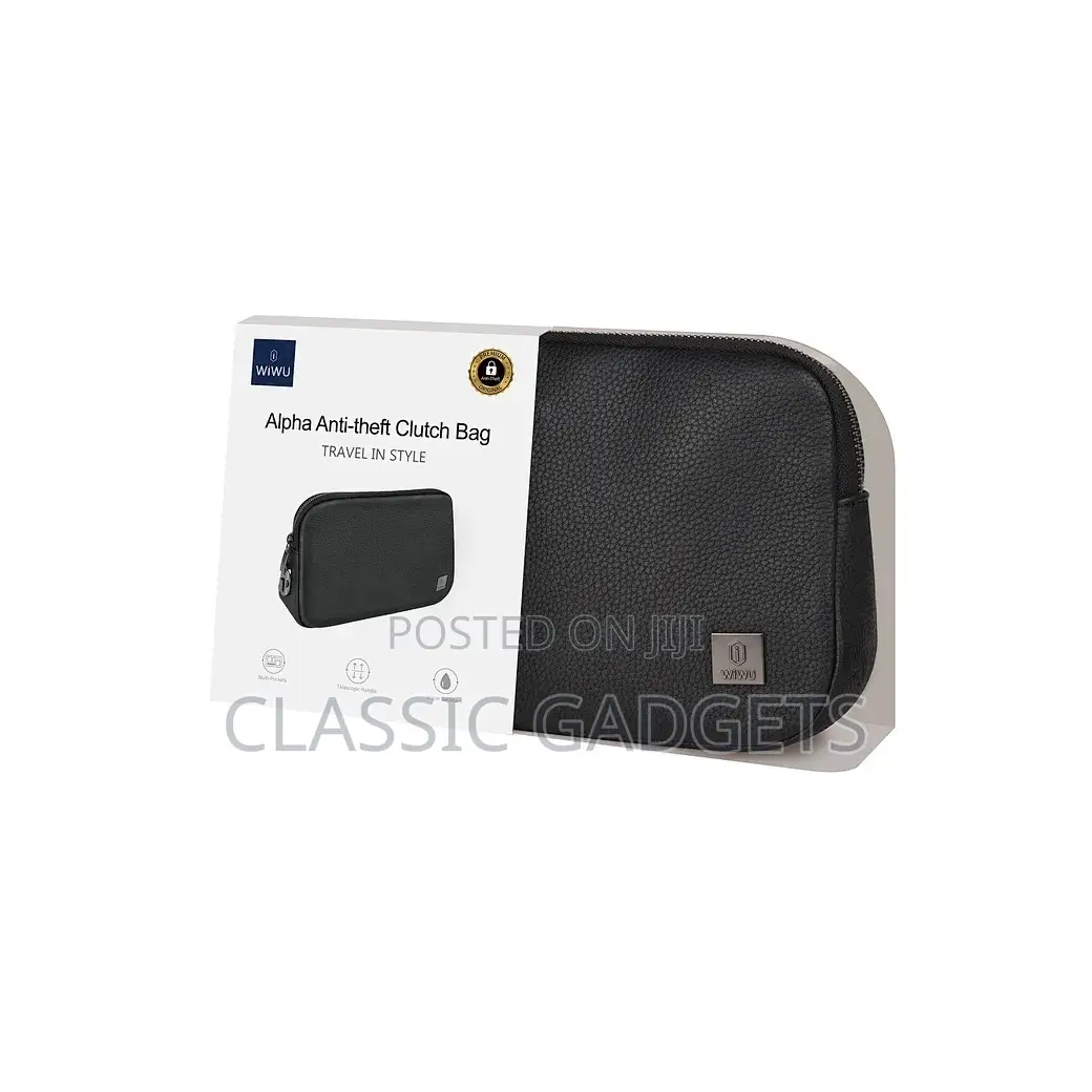 Wiwu Alpha Anti-Theft Clutch Bag for Laptop Accessories