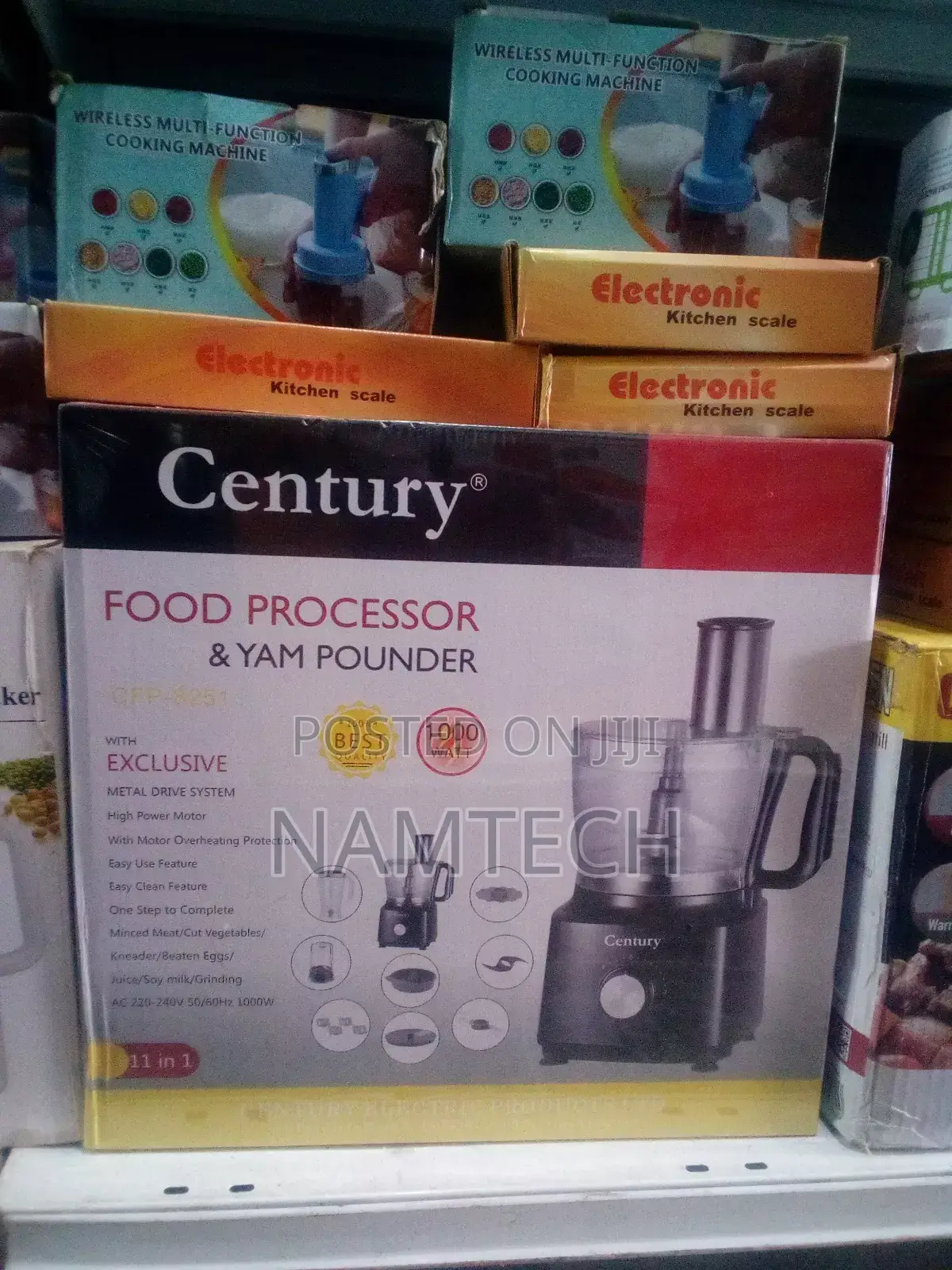 Century Food Processor Yam Pounder CFP-8251