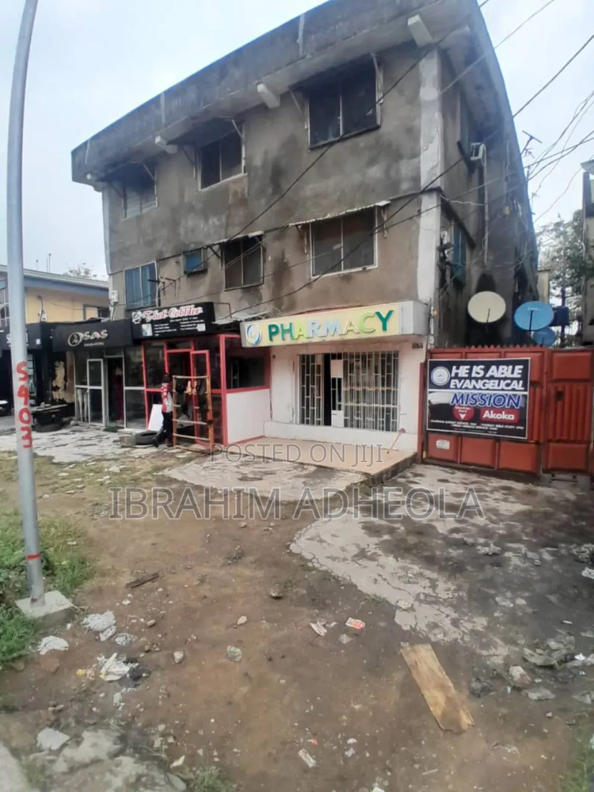 A Land With Commercial Building