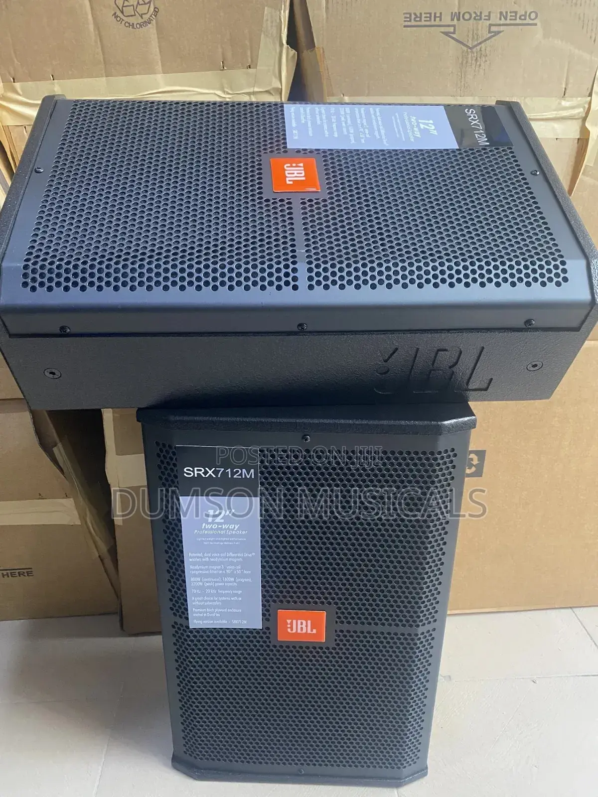 Srx712m JBL 12 Inches Floor Monitor Engraved on the Body