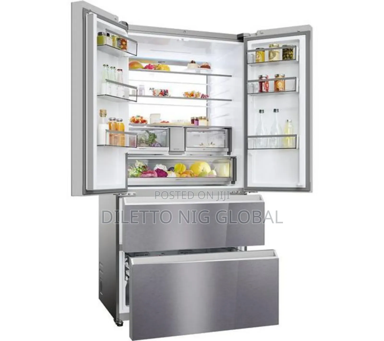 Haier Series 7 Fridge Freezer - Sapphire Glass