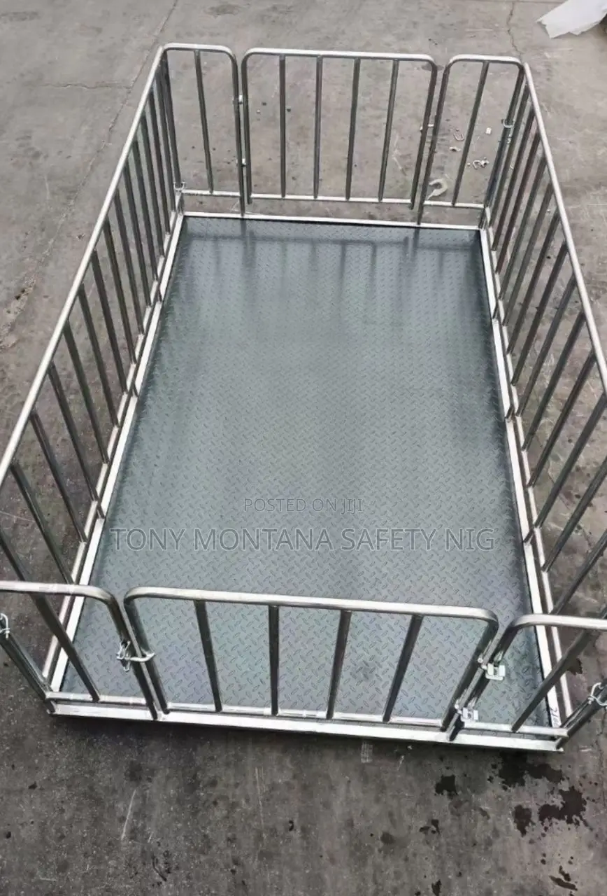 Stainless Steel Animal Pen / Livestock Enclosure Metal Floor Scale